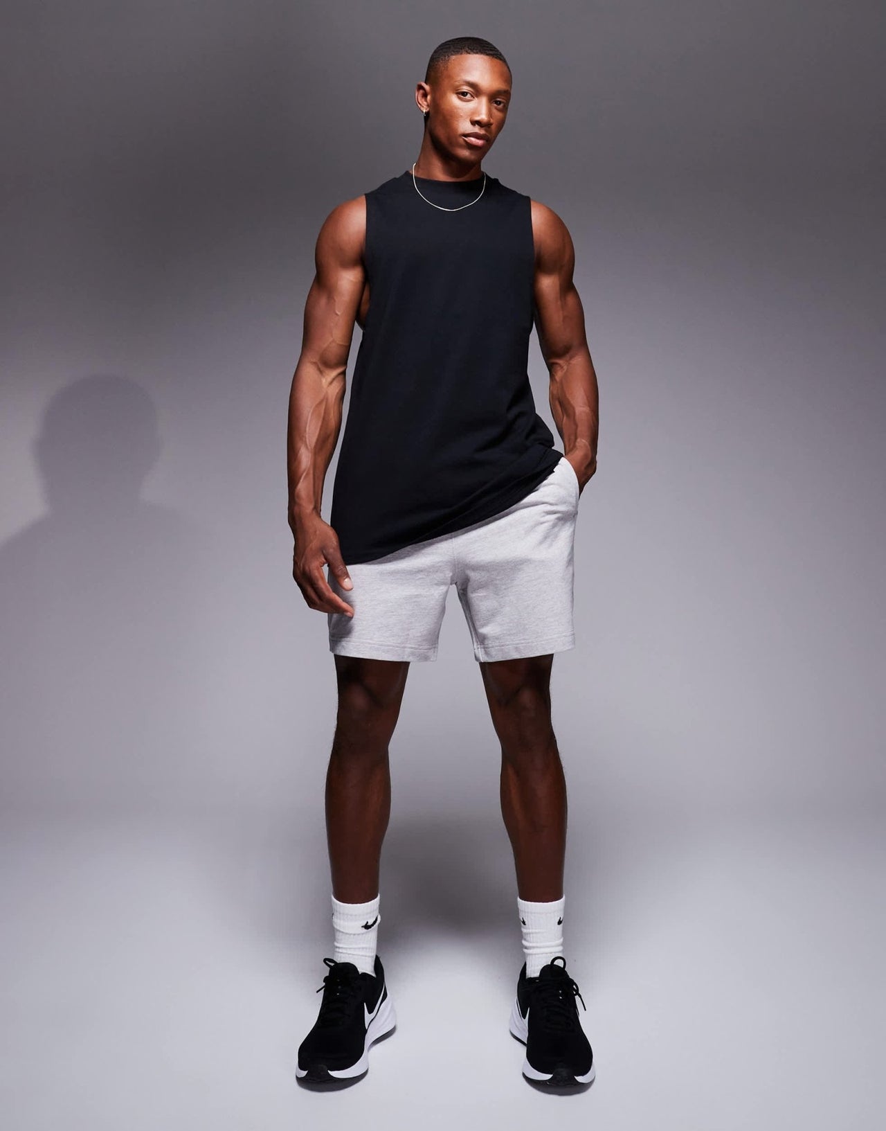 4505 Icon 7 inch training sweat shorts with quick dry in grey - ASOS Sample Sale EU Store