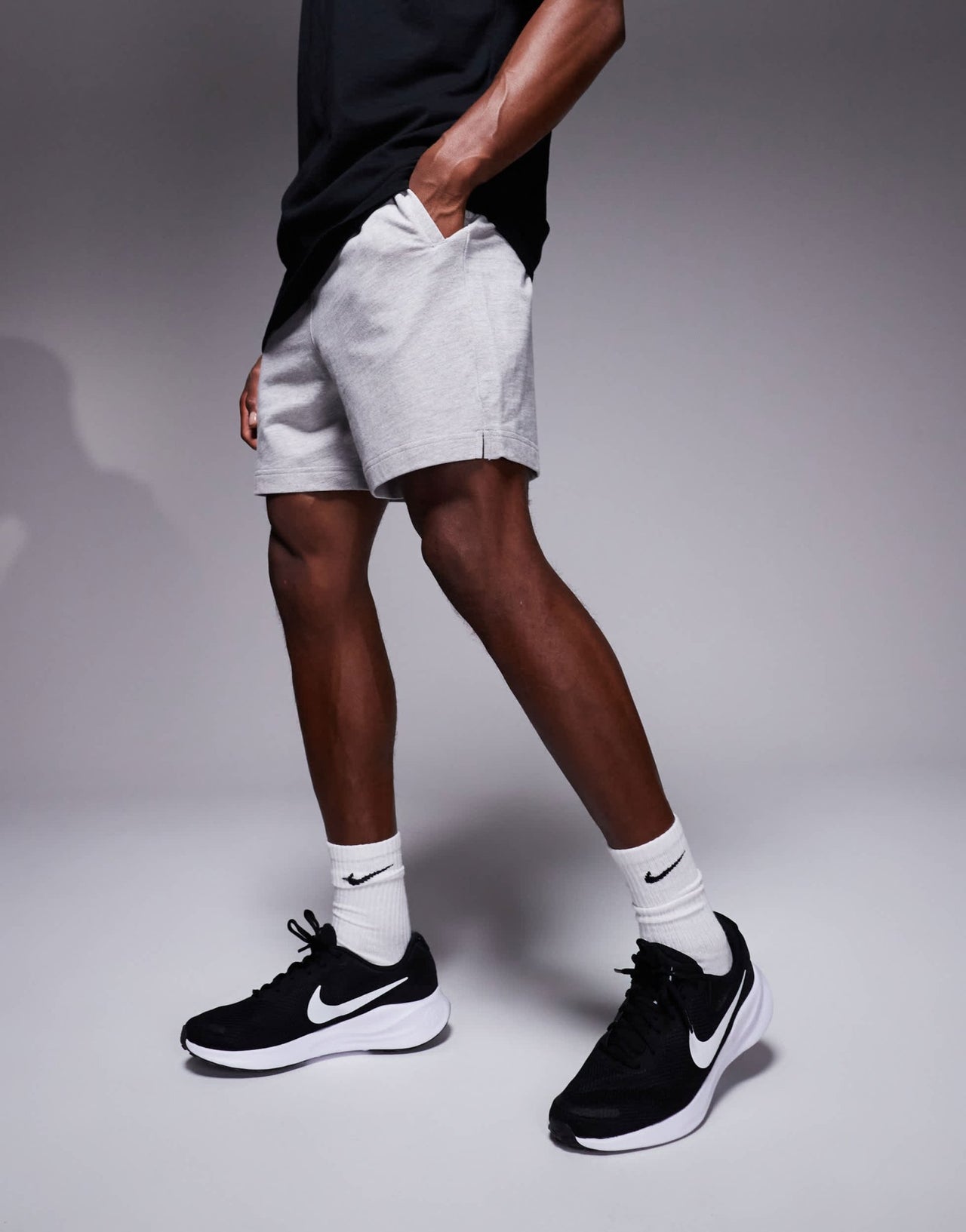 4505 Icon 7 inch training sweat shorts with quick dry in grey - ASOS Sample Sale EU Store