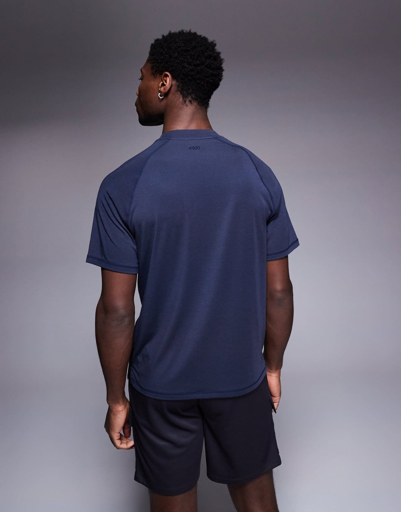 4505 Icon performance jersey oversized boxy training t-shirt in midnight navy - ASOS Sample Sale EU Store