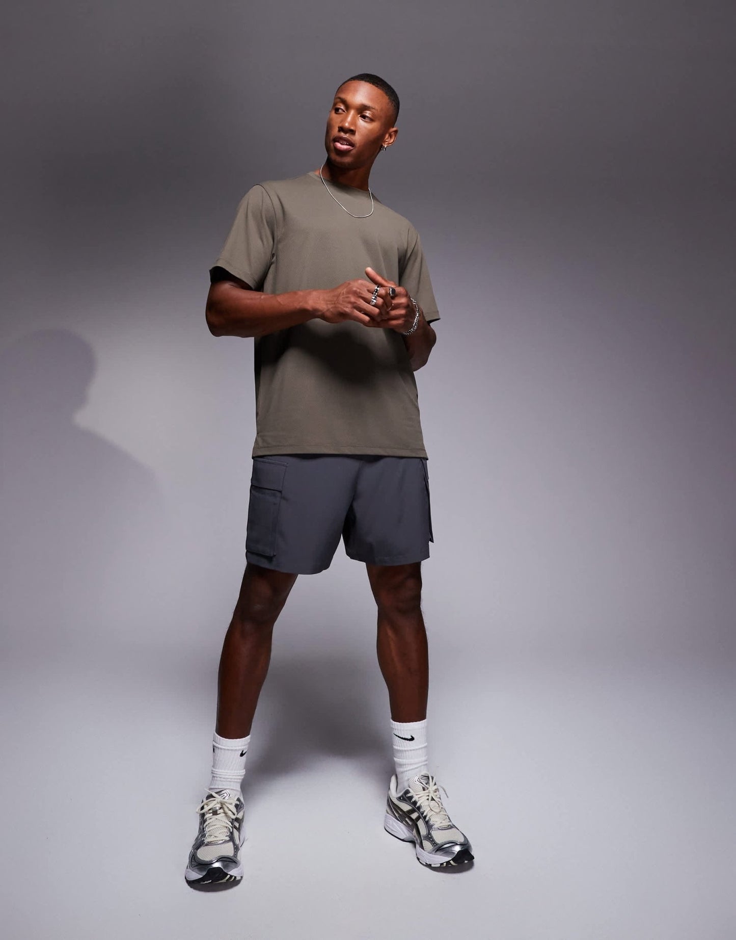 4505 Icon quick dry mesh training t-shirt in khaki - ASOS Sample Sale EU Store