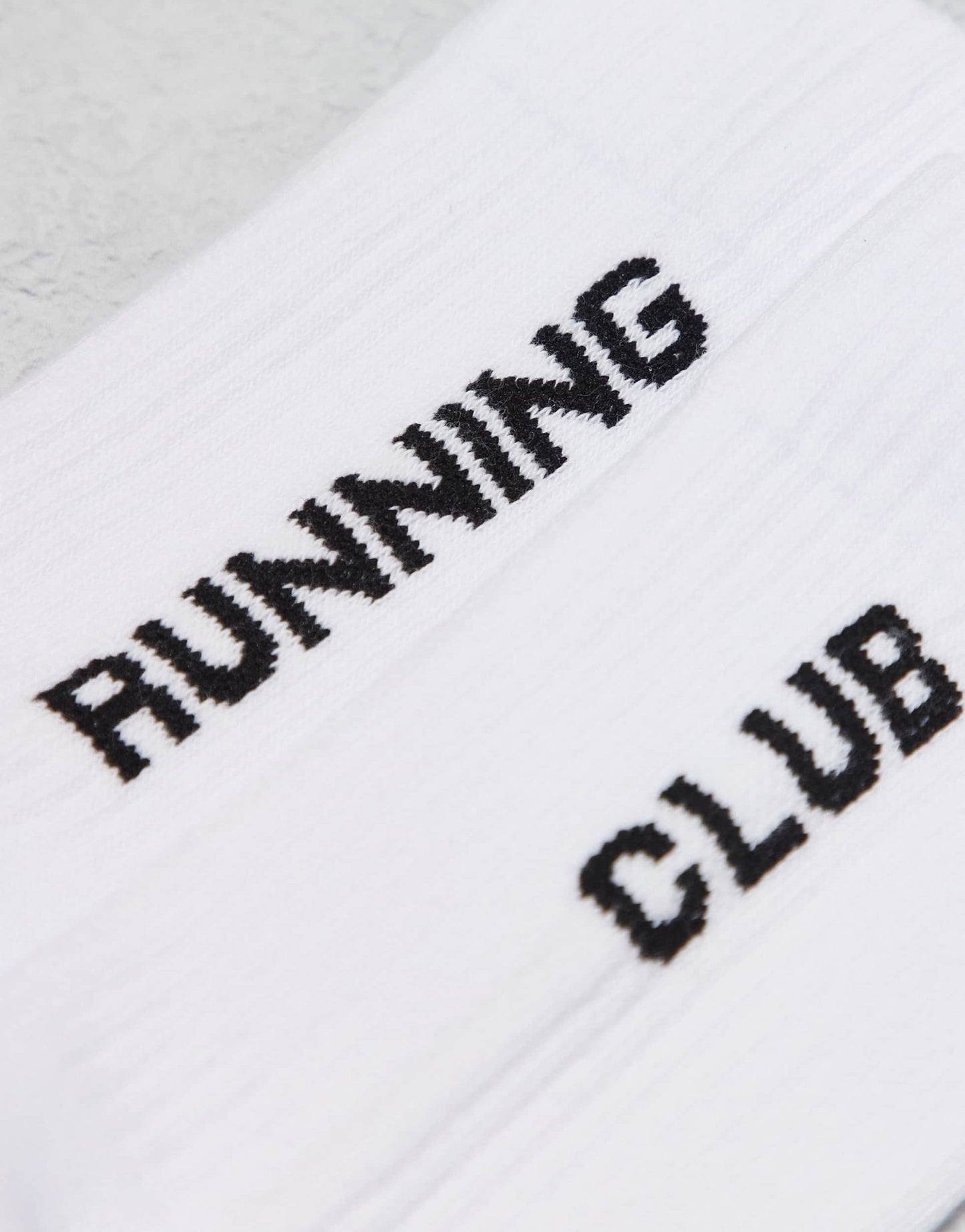 4505 Run Club printed socks with anti bacterial finish 2 pack in white - ASOS Sample Sale EU Store