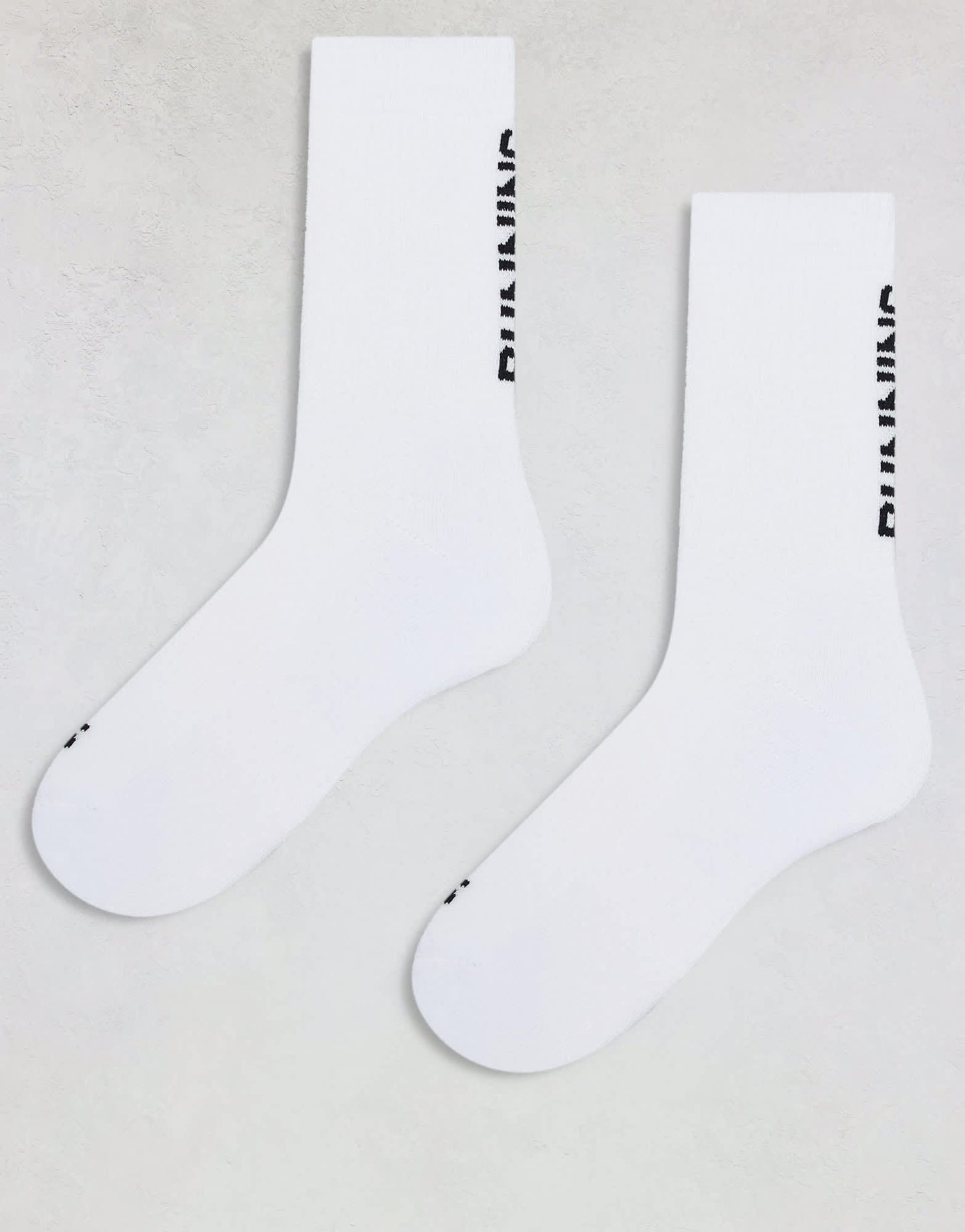 4505 Run Club printed socks with anti bacterial finish 2 pack in white - ASOS Sample Sale EU Store