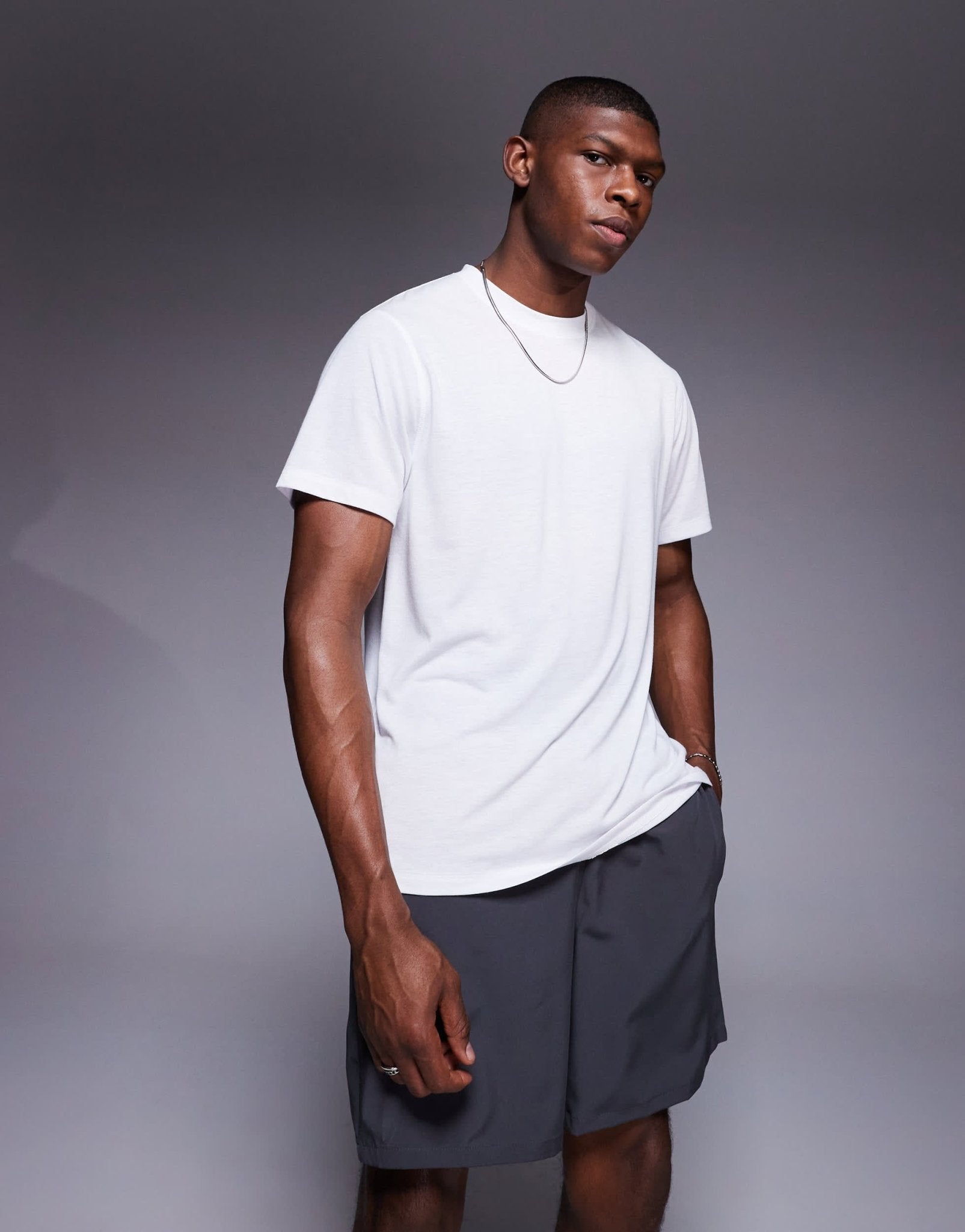 4505 Running back graphic loose fit mesh t-shirt in white - ASOS Sample Sale EU Store