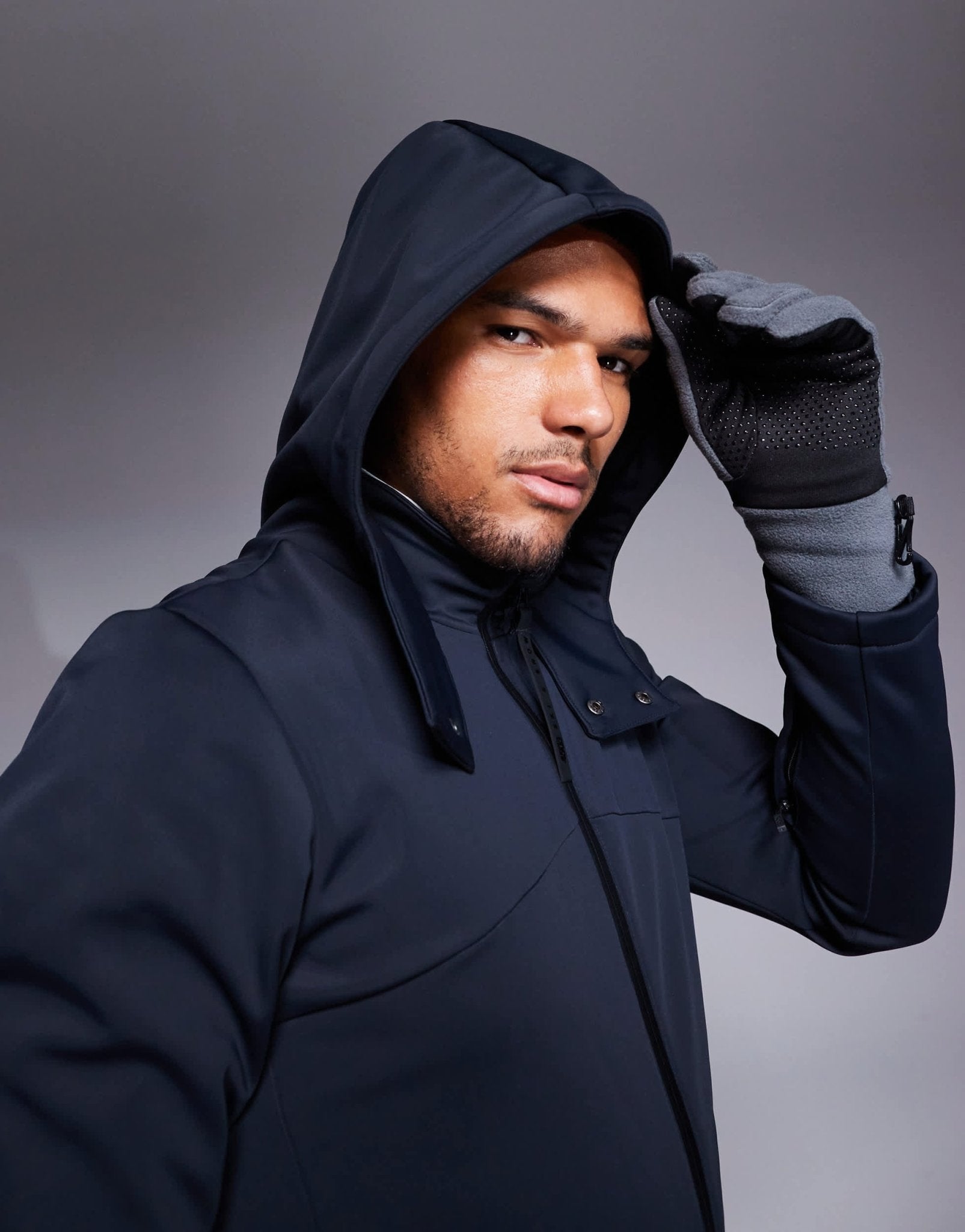 4505 Ski Icon water repellent insulated ski suit with hood and straight leg in black - ASOS Sample Sale EU Store