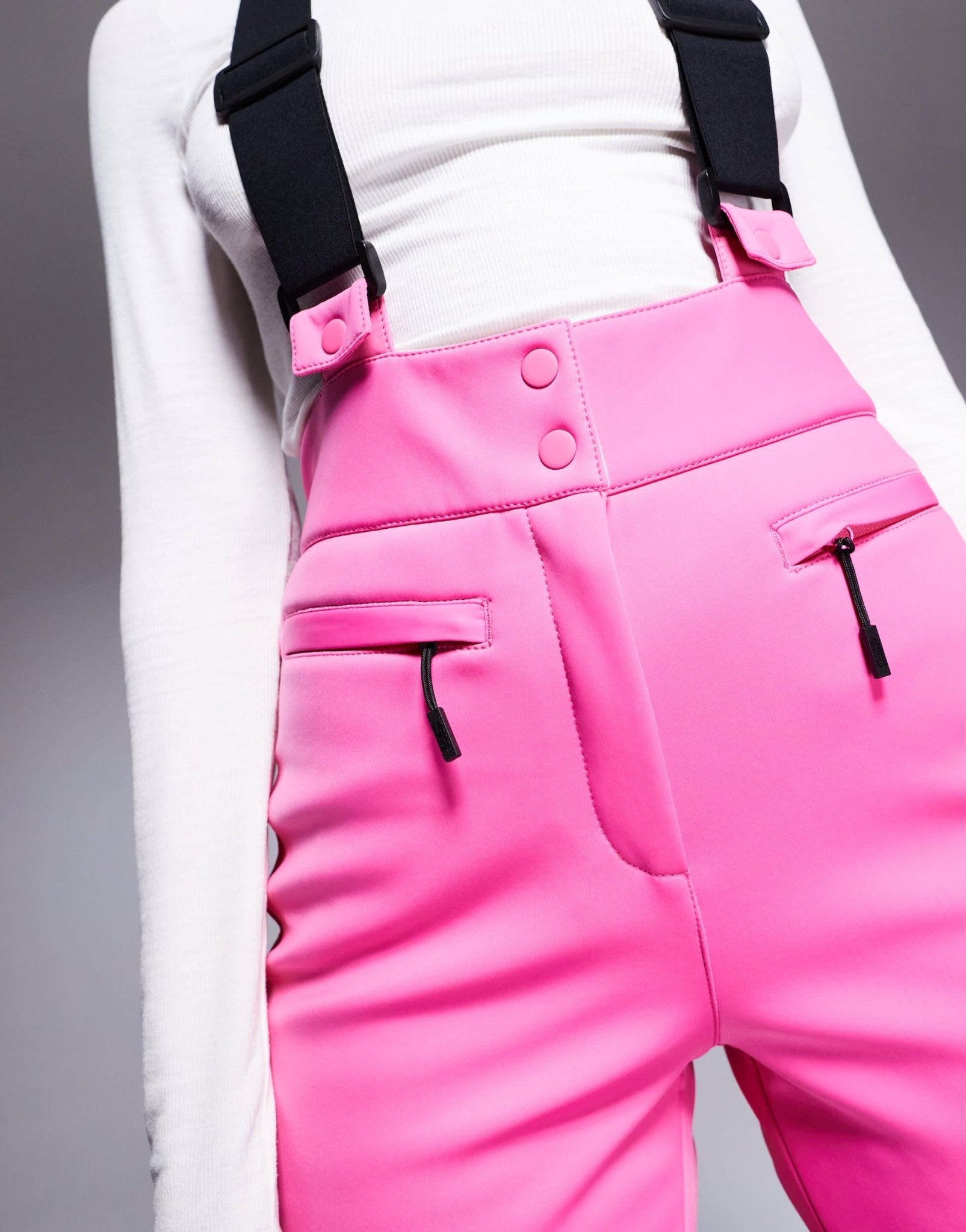 4505 Ski soft shell water repellent kick flare ski trousers in pink - ASOS Sample Sale EU Store