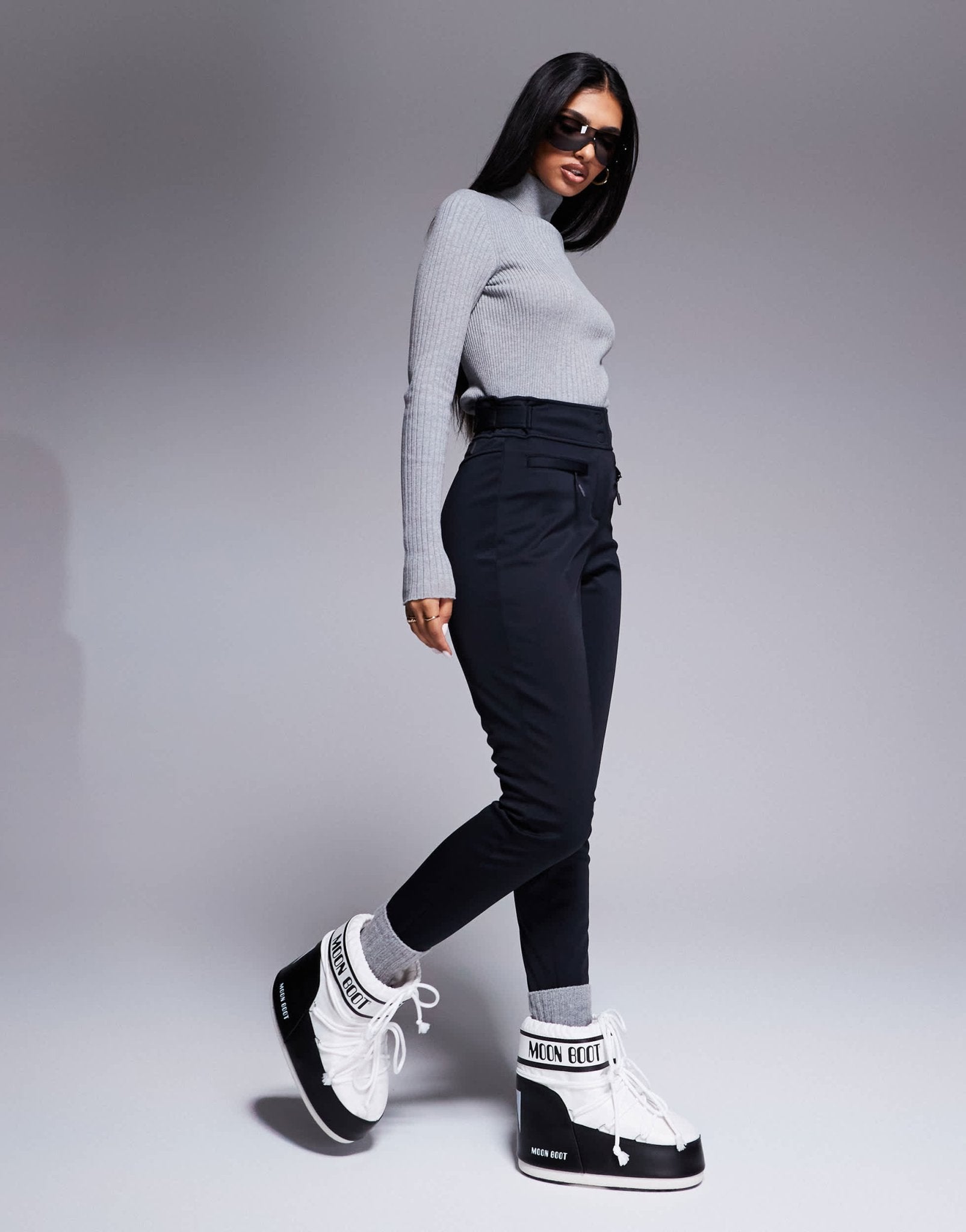 4505 Ski soft shell water repellent skinny ski pants in black - ASOS Sample Sale EU Store