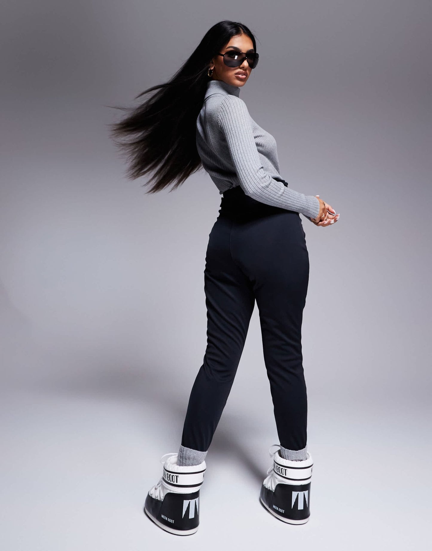 4505 Ski soft shell water repellent skinny ski pants in black - ASOS Sample Sale EU Store