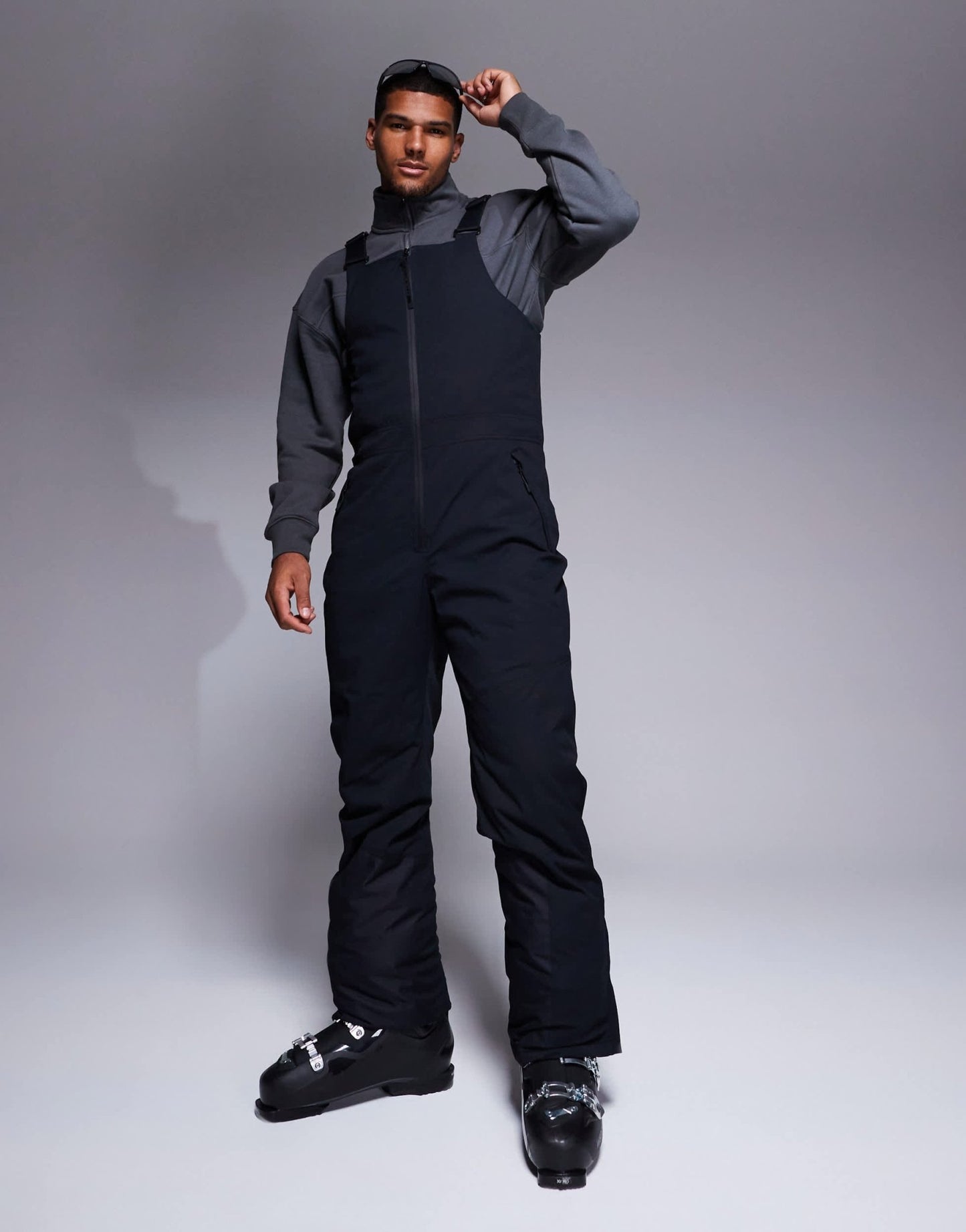 4505 Ski water repellent insulated bib salopette in black - ASOS Sample Sale EU Store