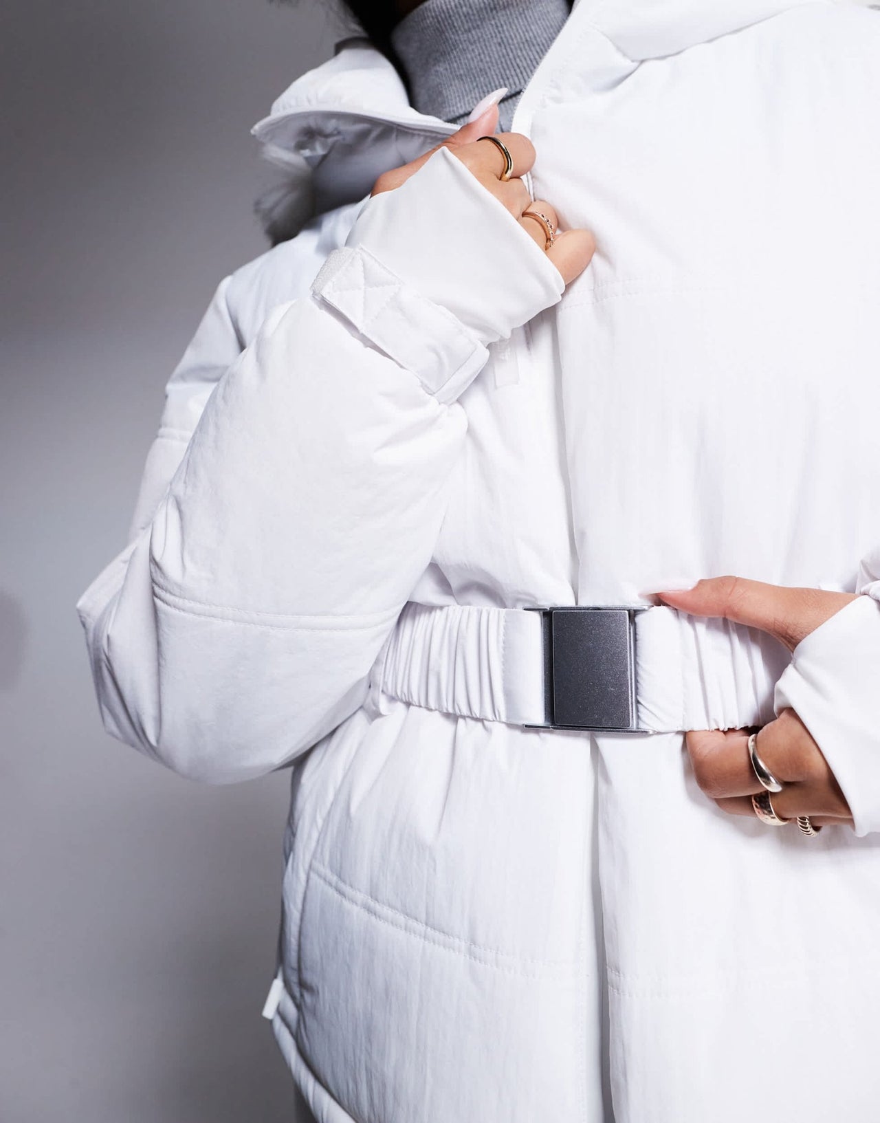 4505 Ski water repellent insulated ski jacket in white - ASOS Sample Sale EU Store