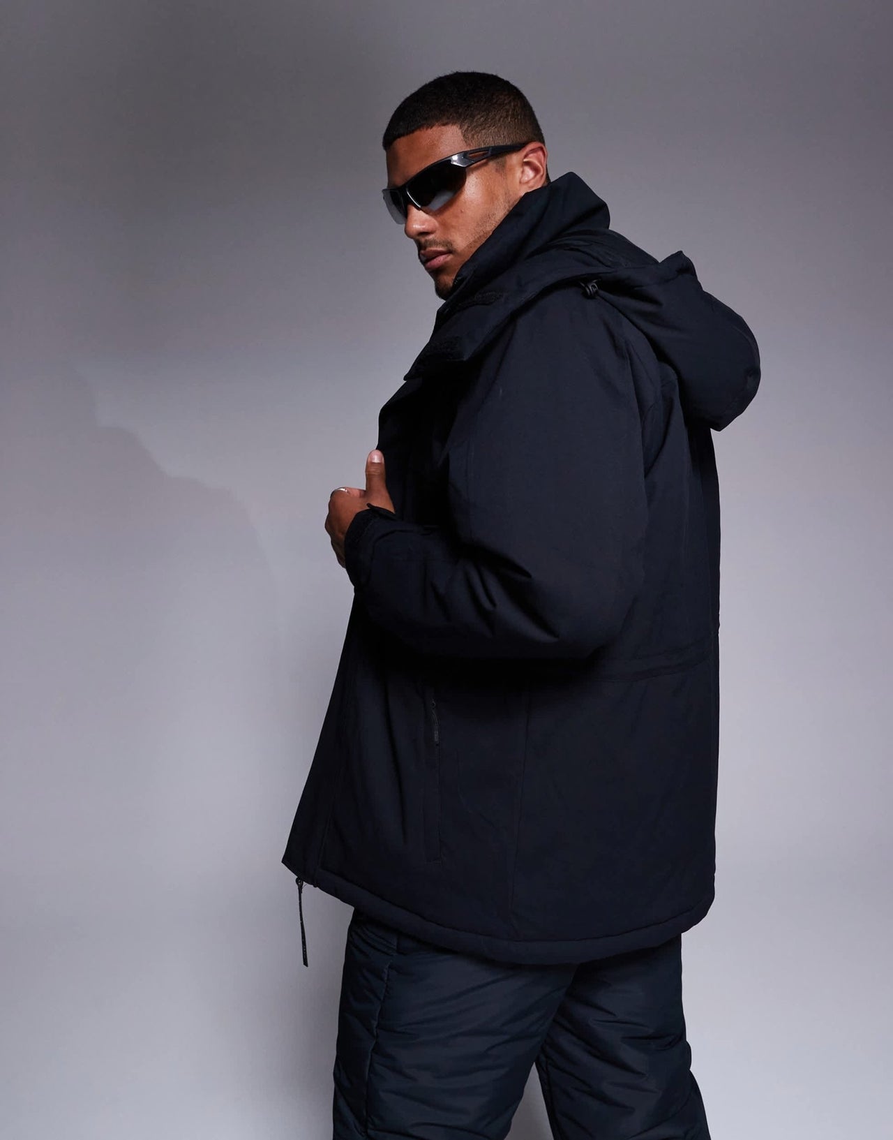 4505 Ski water repellent parka in black - ASOS Sample Sale EU Store