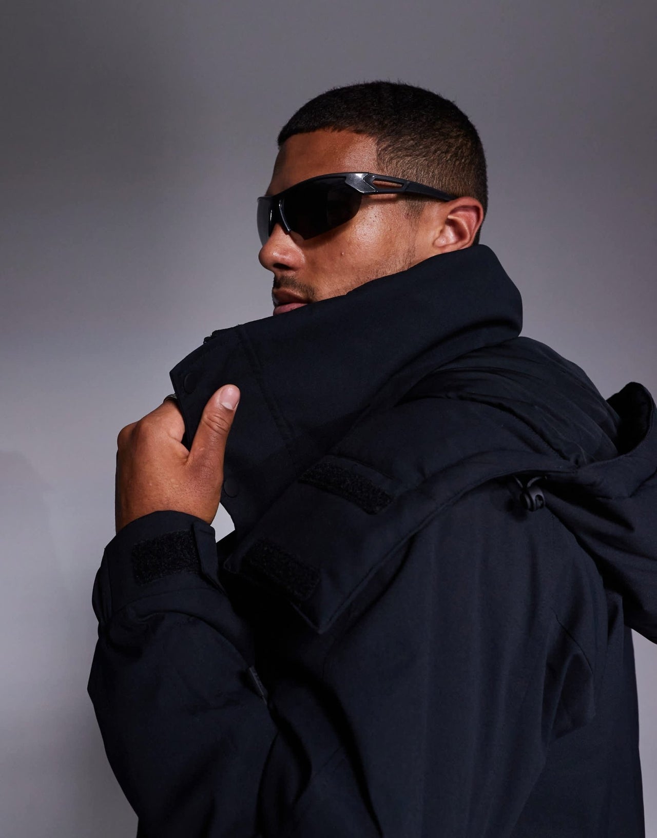 4505 Ski water repellent parka in black - ASOS Sample Sale EU Store