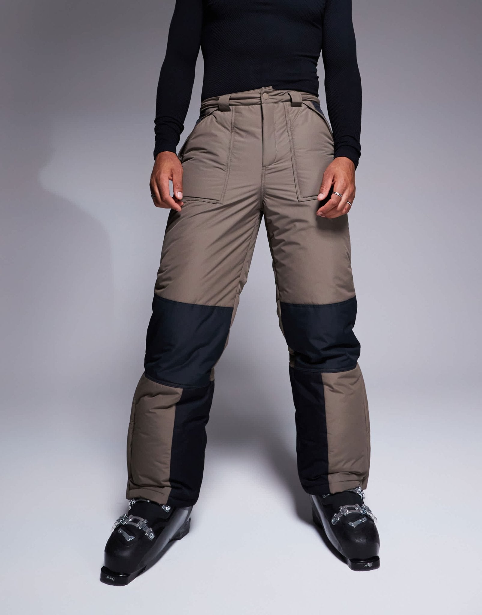 4505 Ski water repellent ski pants with straight leg in clay colourblock - ASOS Sample Sale EU Store