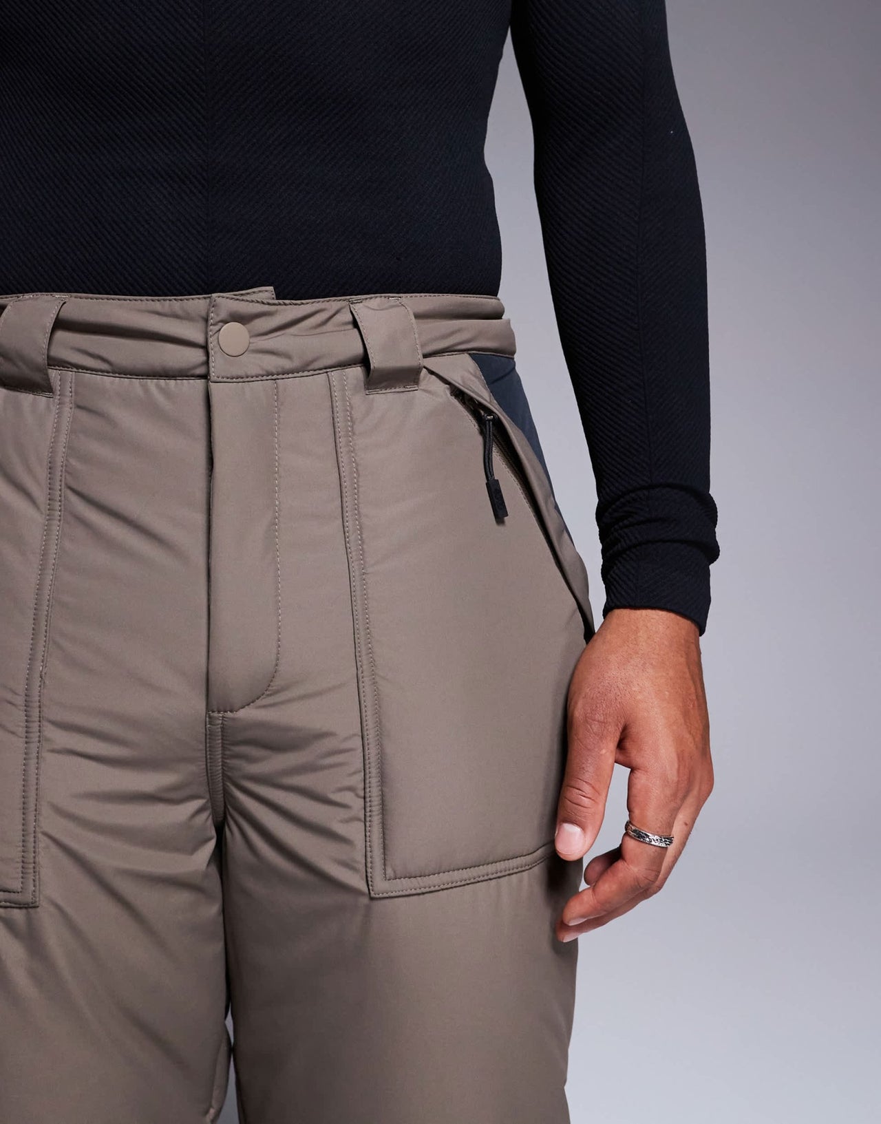 4505 Ski water repellent ski pants with straight leg in clay colourblock - ASOS Sample Sale EU Store