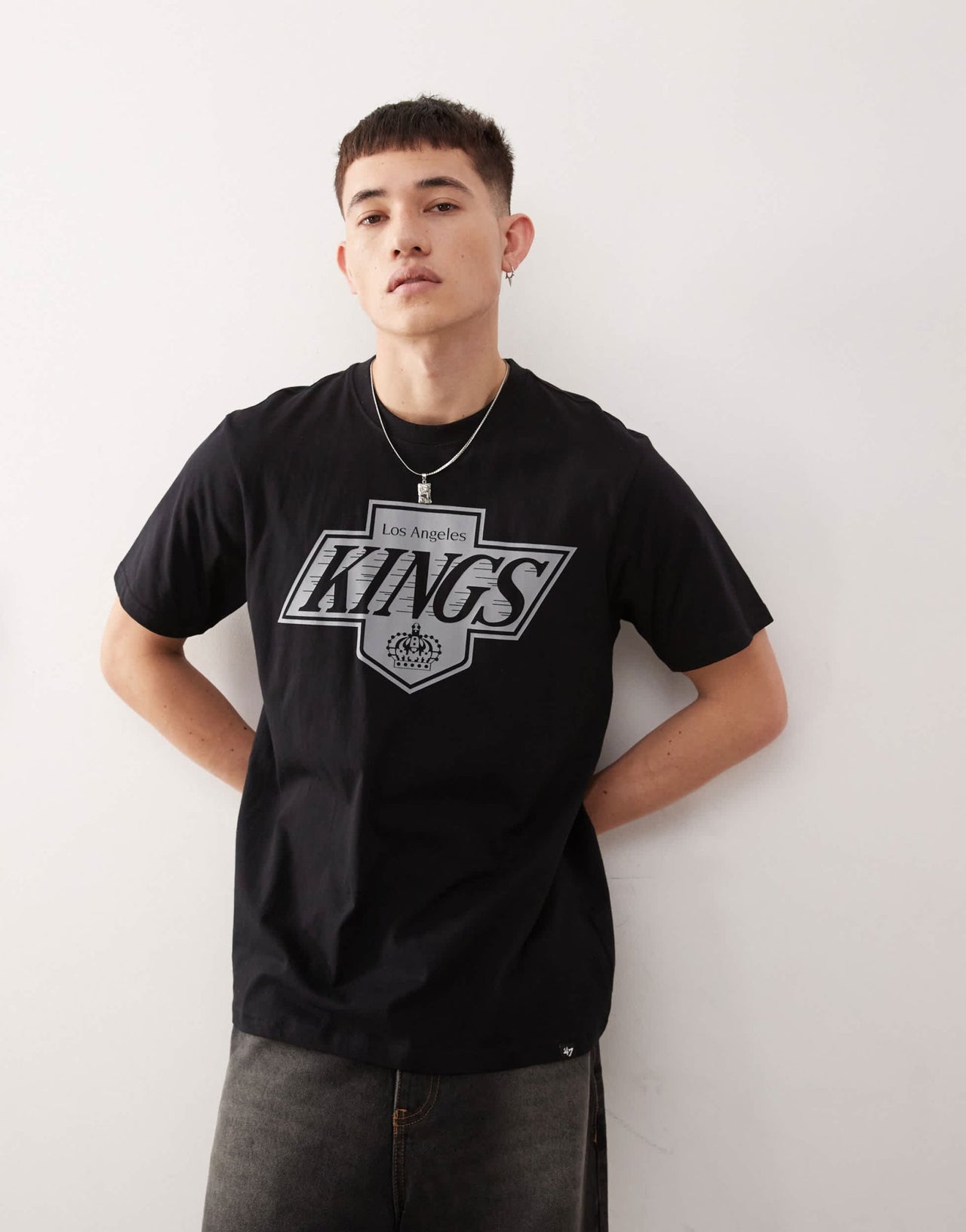 47 Brand LA Kings t-shirt in black - ASOS Sample Sale EU Store