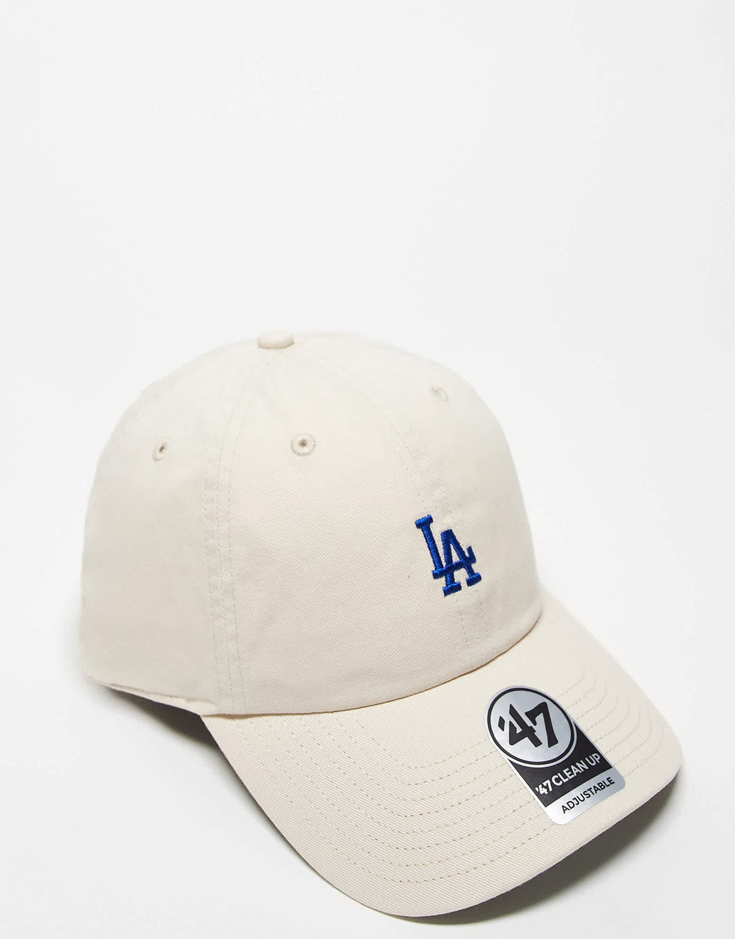 47 Brand mini Los Angeles Dodgers washed clean up cap in cream - ASOS Sample Sale EU Store