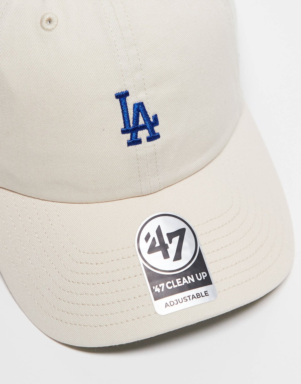 47 Brand mini Los Angeles Dodgers washed clean up cap in cream - ASOS Sample Sale EU Store