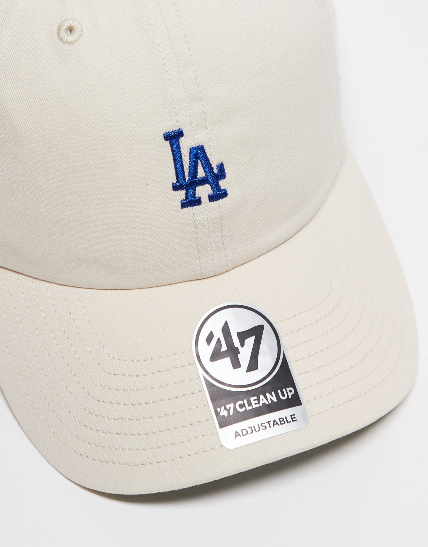 47 Brand mini Los Angeles Dodgers washed clean up cap in cream - ASOS Sample Sale EU Store
