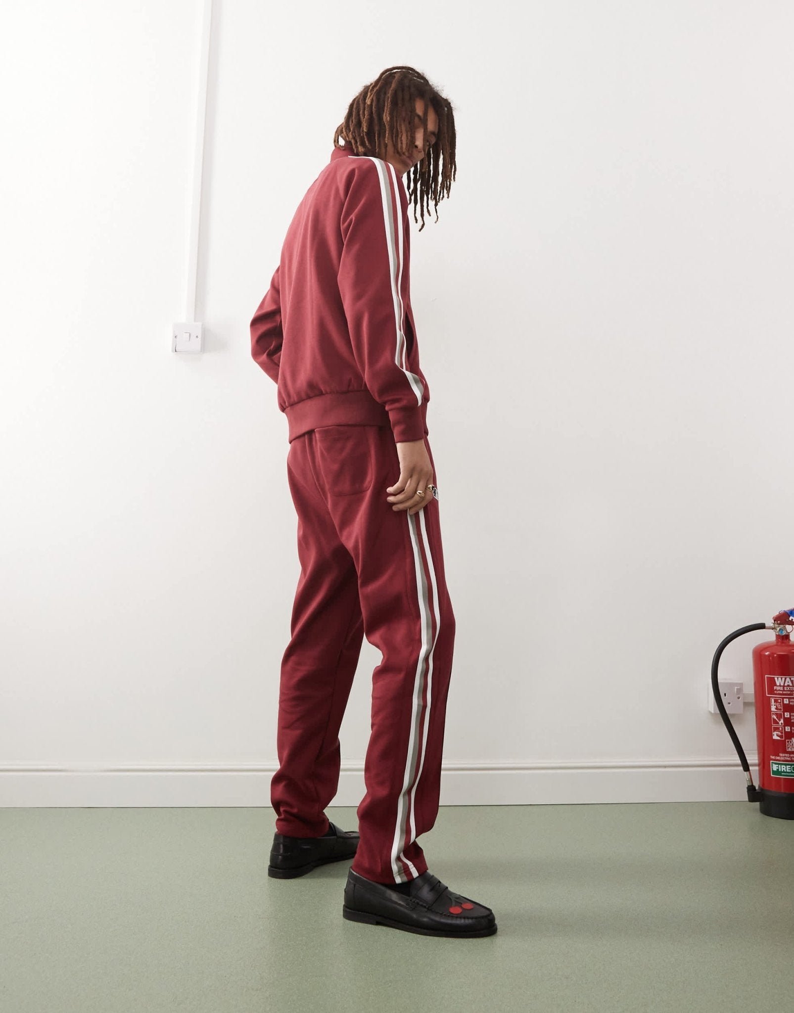 47 Brand NY Yankees track jogger co - ord in burgundy - ASOS Sample Sale EU Store