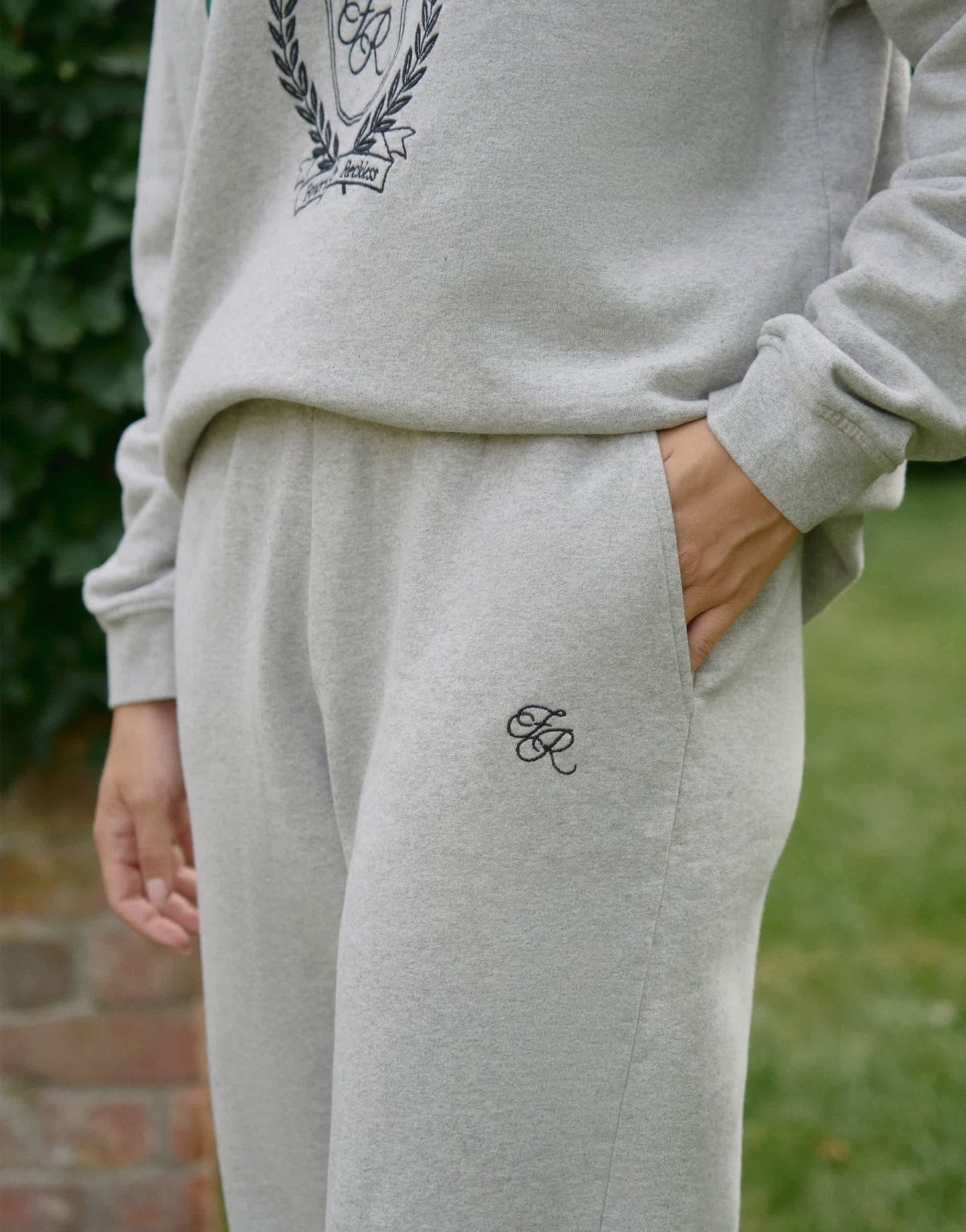 4th & Reckless Arlo cuff jogger in grey marl - ASOS Sample Sale EU Store