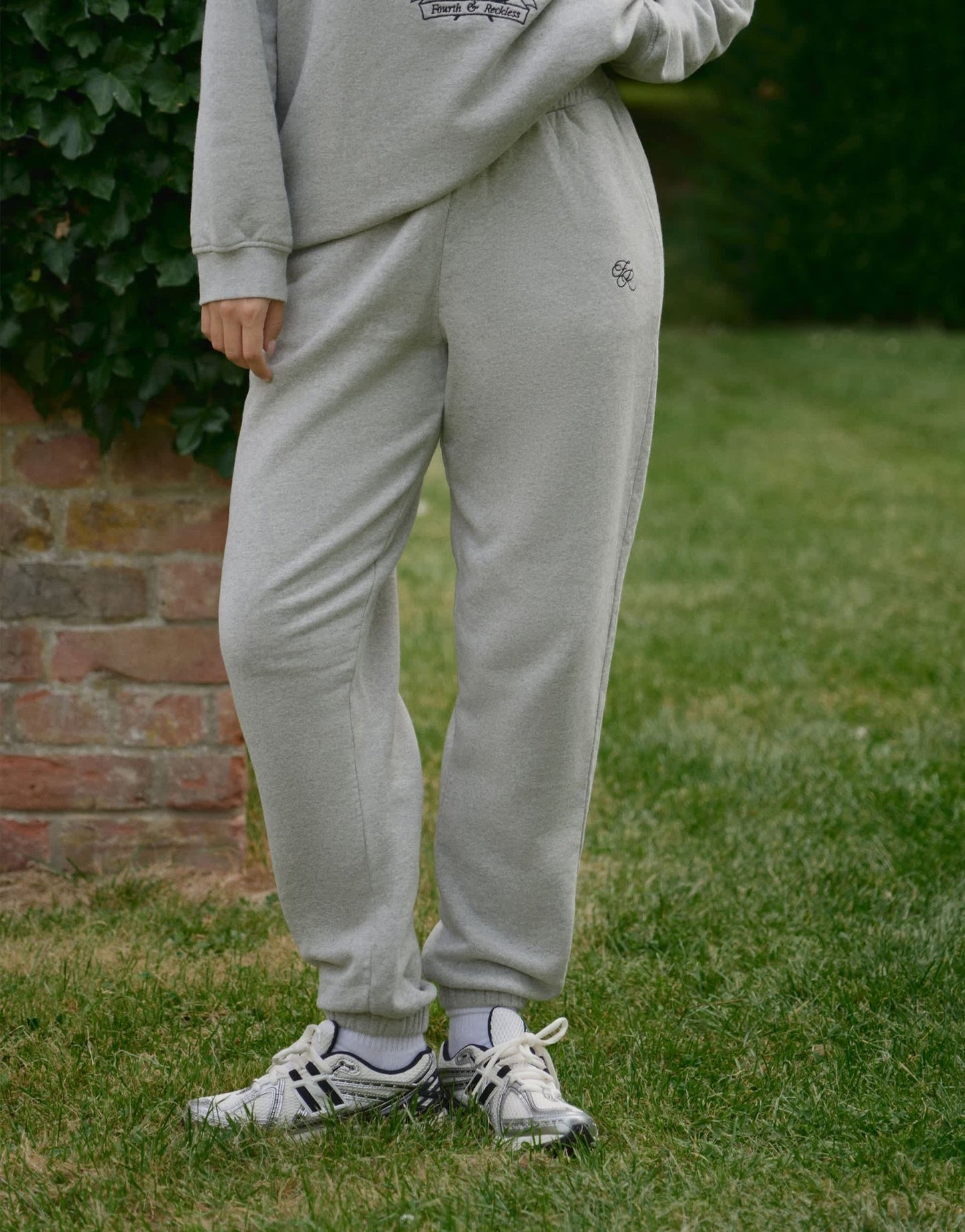 4th & Reckless Arlo cuff jogger in grey marl - ASOS Sample Sale EU Store