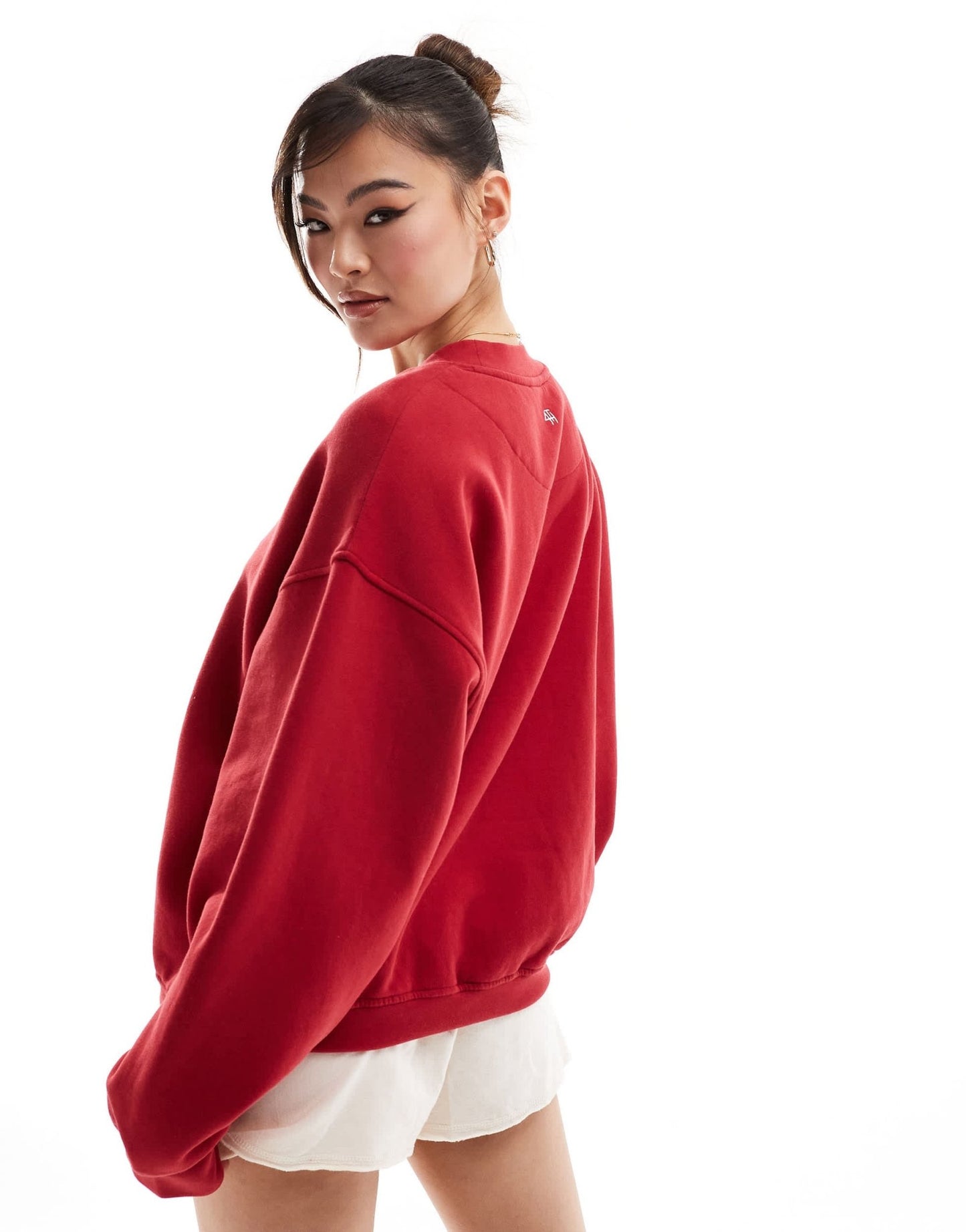 4th & Reckless Avenue lounge sweatshirt in cherry red - ASOS Sample Sale EU Store