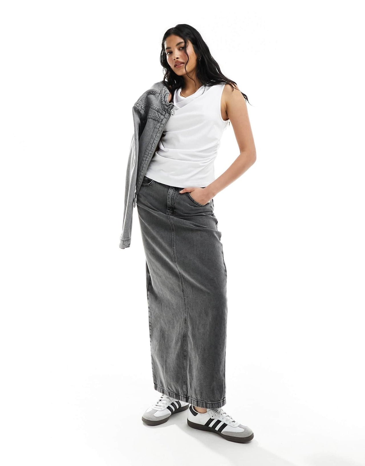 4th & Reckless cowl neck sleeveless top in white - ASOS Sample Sale EU Store