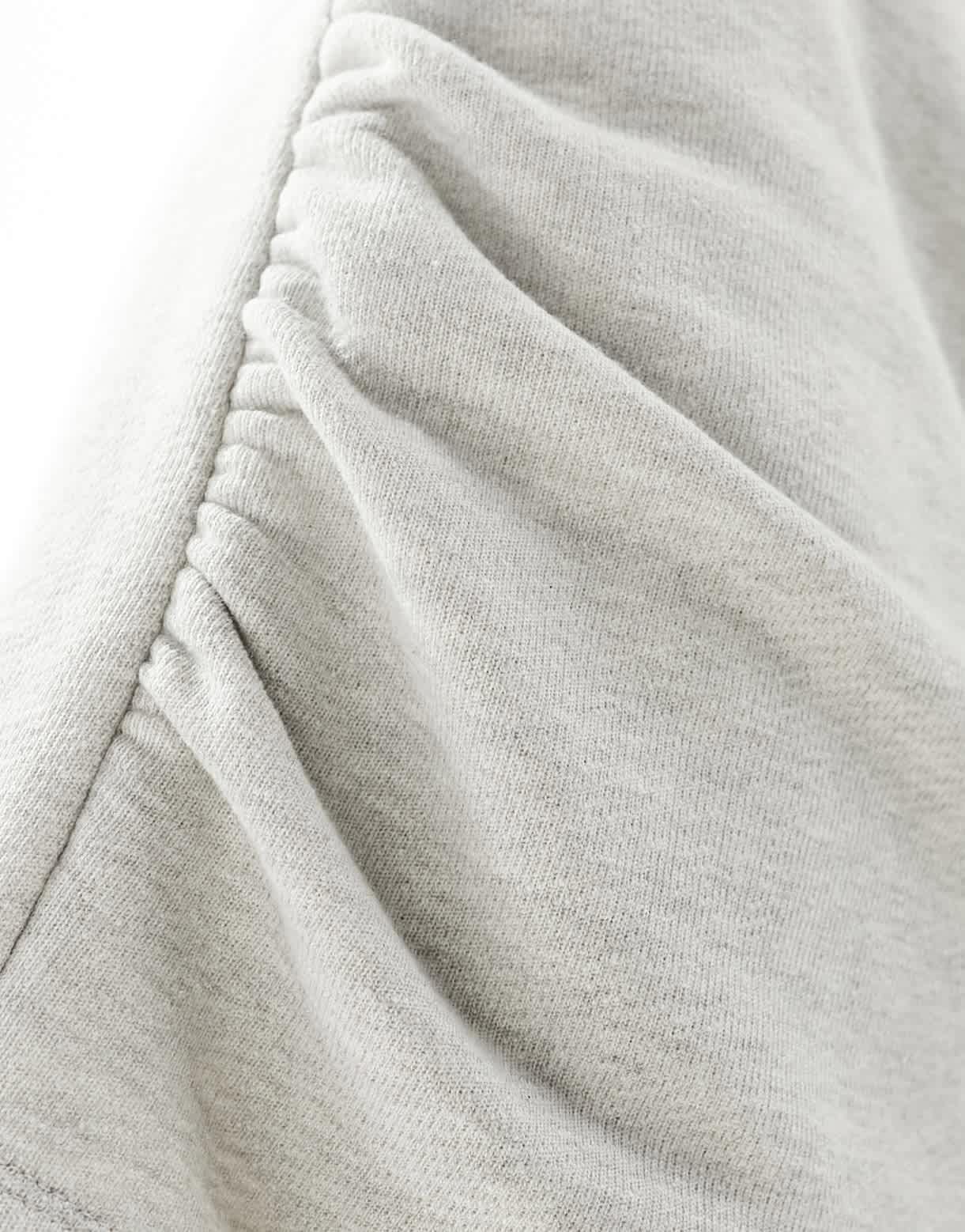 4th & Reckless wrap front mini sweat skirt co - ord in grey marl - ASOS Sample Sale EU Store