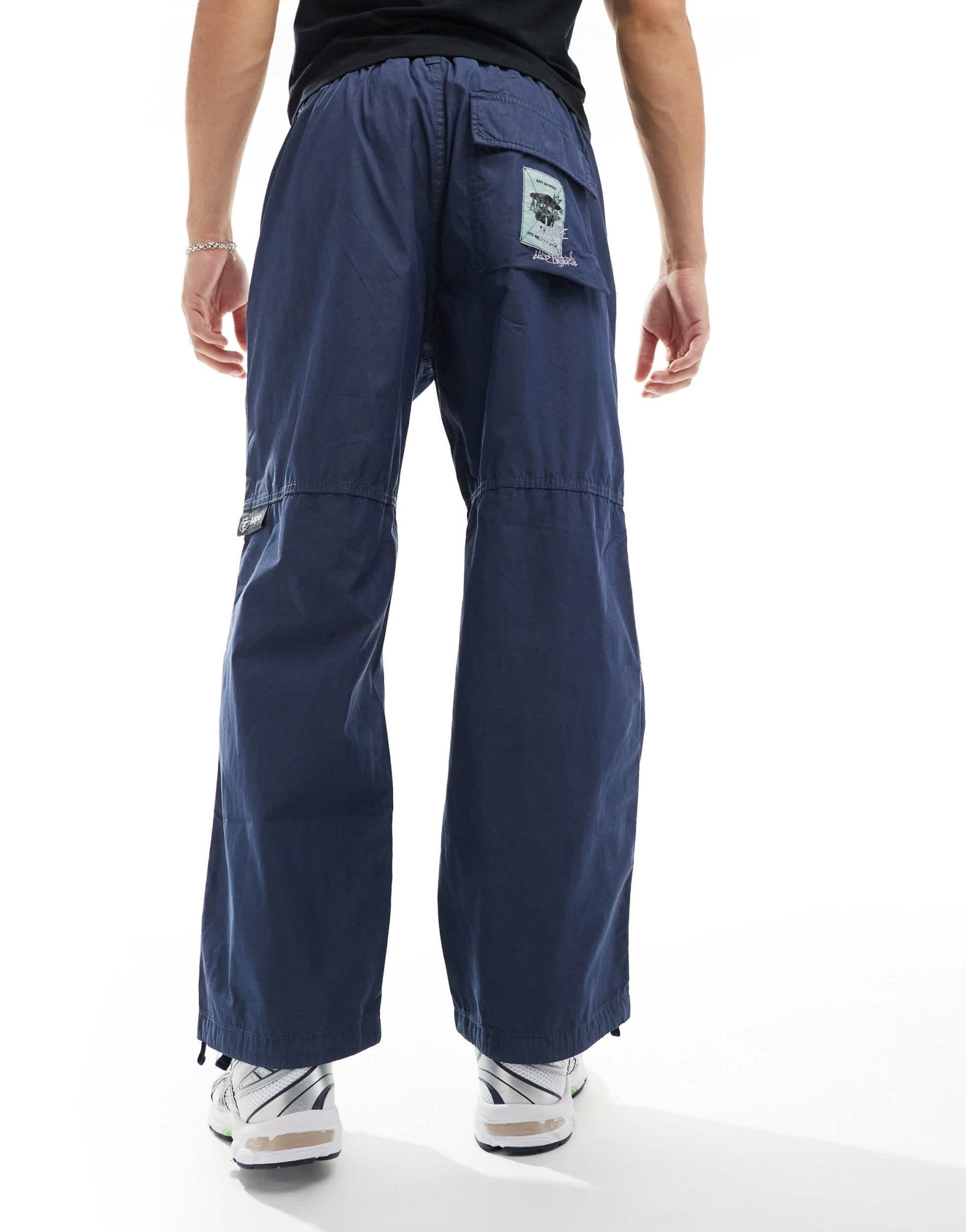 Aape By A Bathing Aape Carpenter trousers in off blue - ASOS Sample Sale EU Store