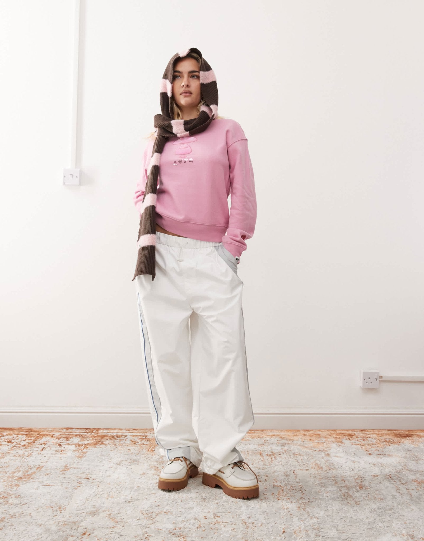 Aape By A Bathing Ape logo sweatshirt in pink - ASOS Sample Sale EU Store