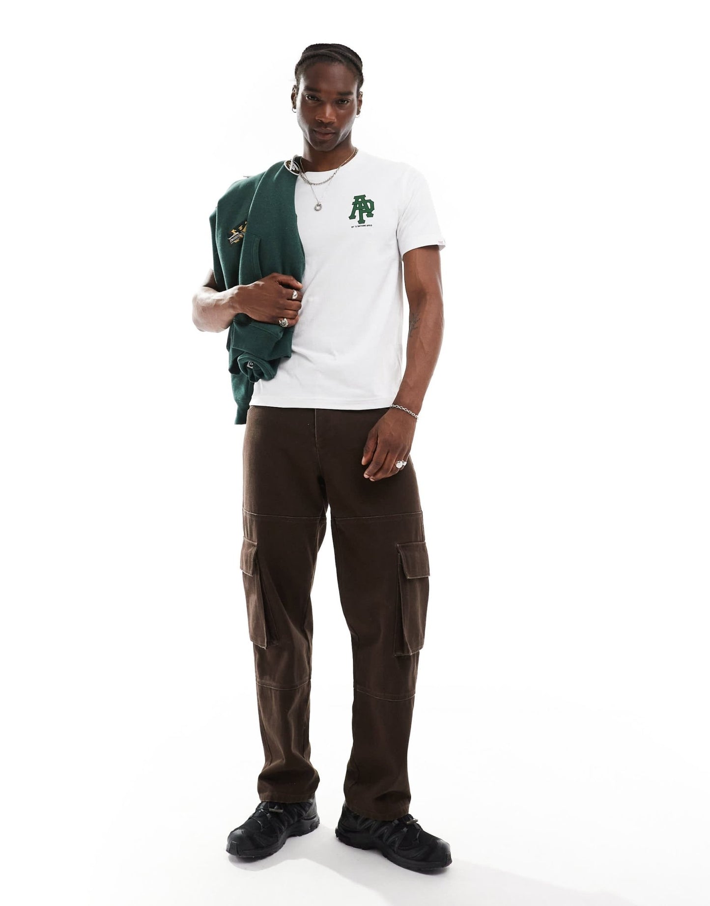 Aape By A Bathing Ape logo t-shirt with camo back print in white - ASOS Sample Sale EU Store