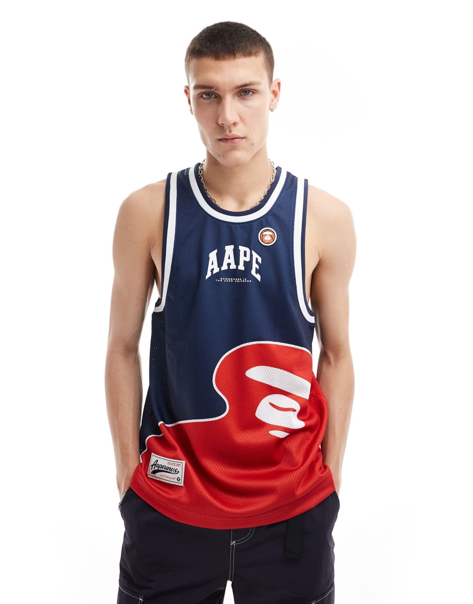 Aape By A Bathing Ape logo vest in multi - ASOS Sample Sale EU Store