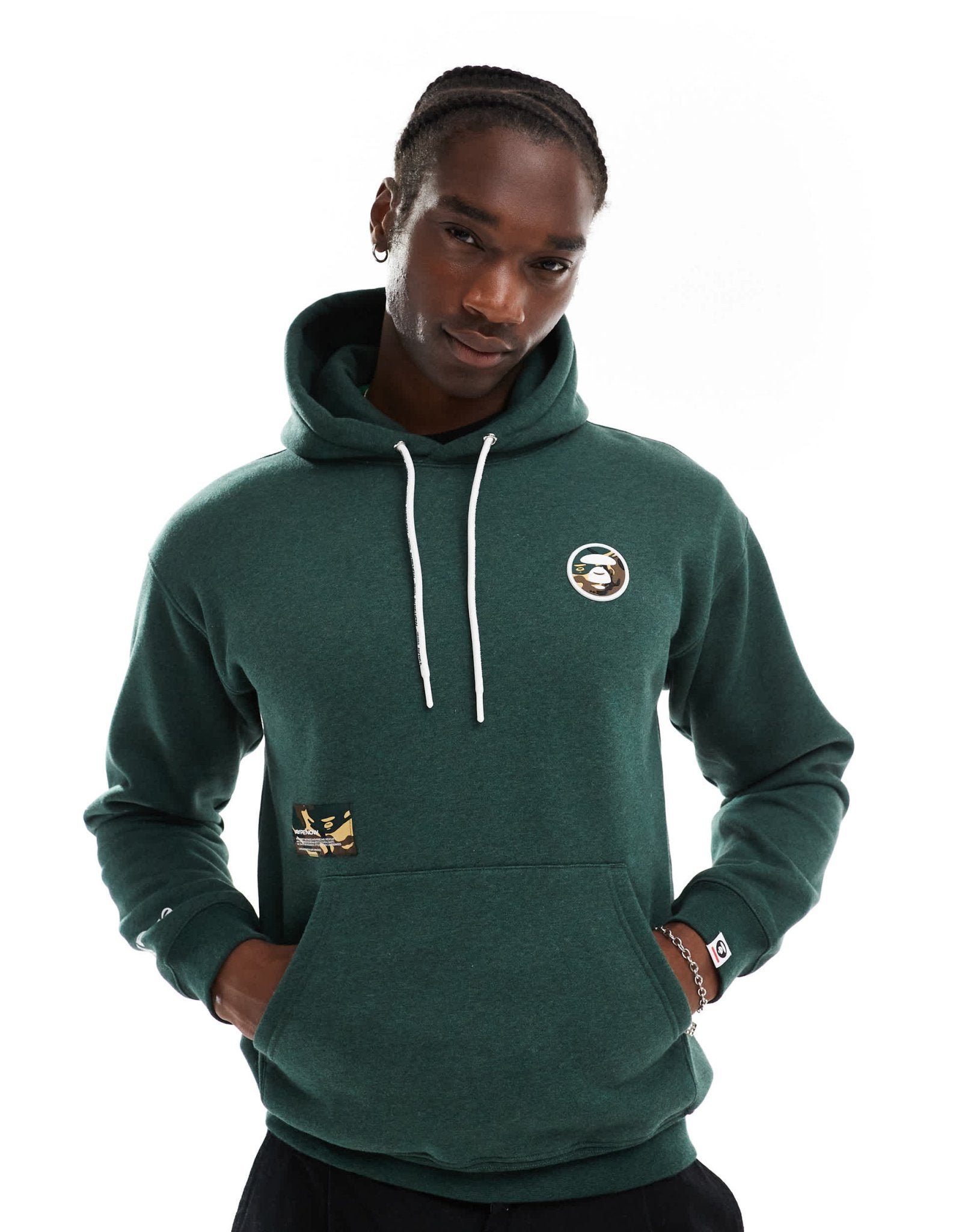Aape By A Bathing Ape Now hoodie in green - ASOS Sample Sale EU Store