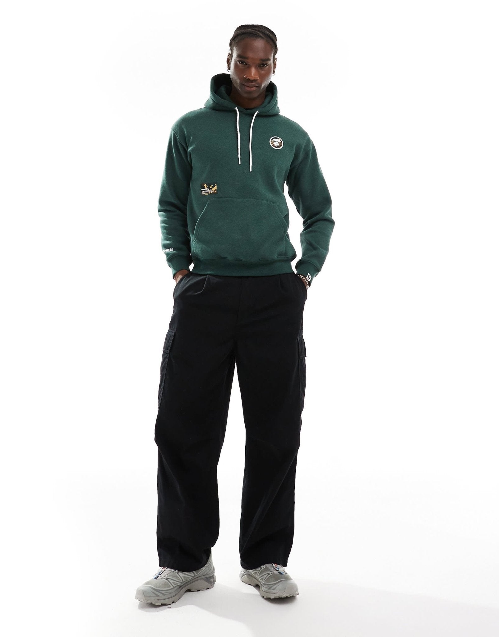 Aape By A Bathing Ape Now hoodie in green - ASOS Sample Sale EU Store