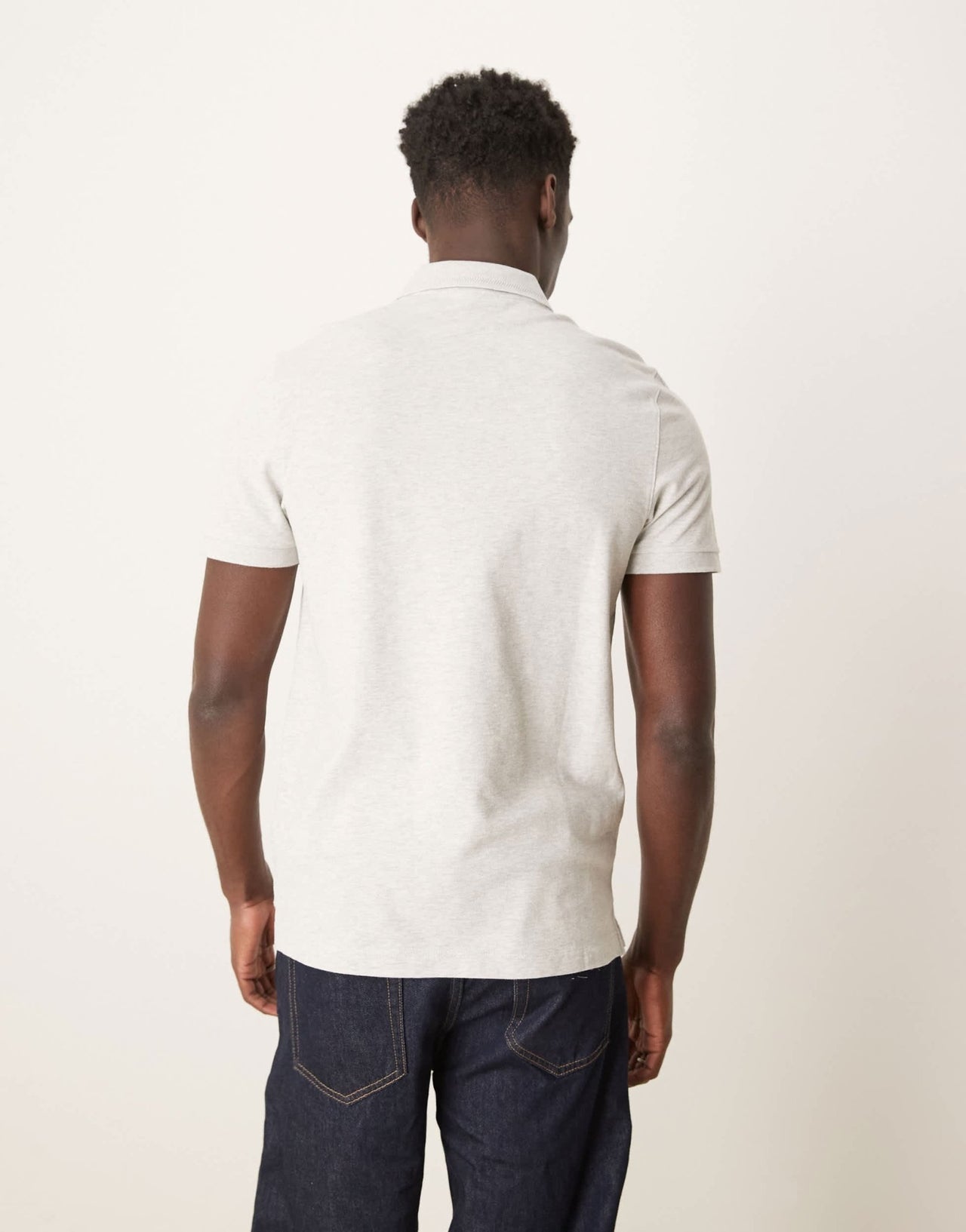 Abercombie & Fitch puffy moose icon logo crew neck t-shirt in dark grey - ASOS Sample Sale EU Store