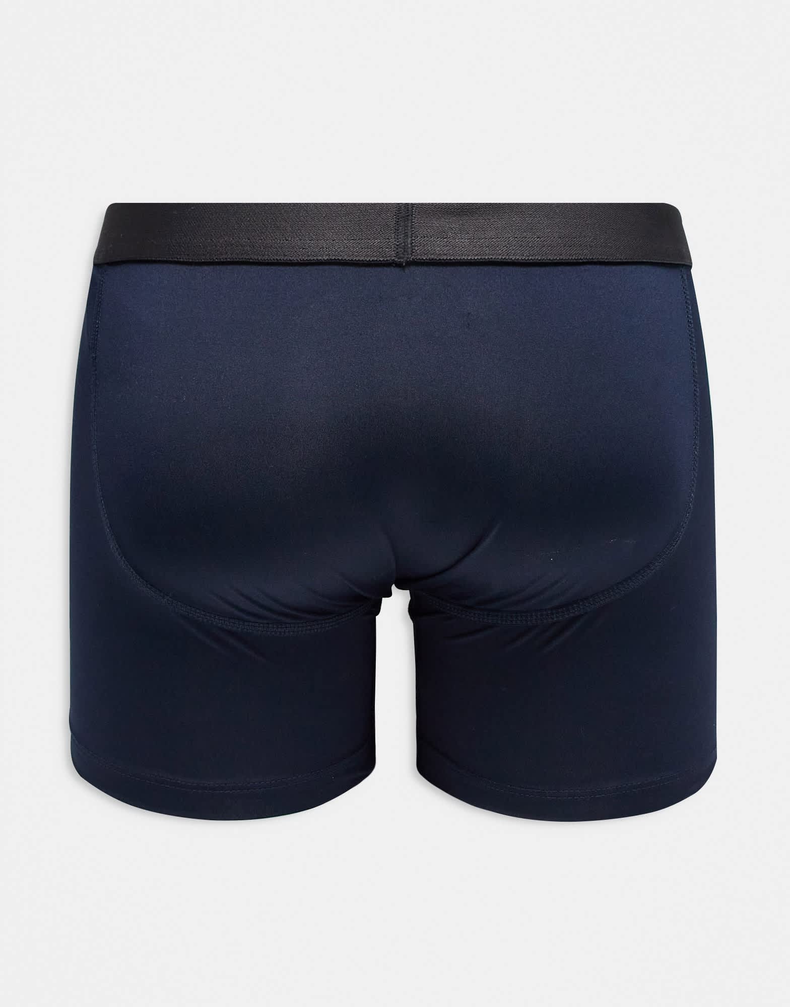 Abercrombie & Fitch 5 - pack trunks with contrast waistband in grey/red/blue - ASOS Sample Sale EU Store
