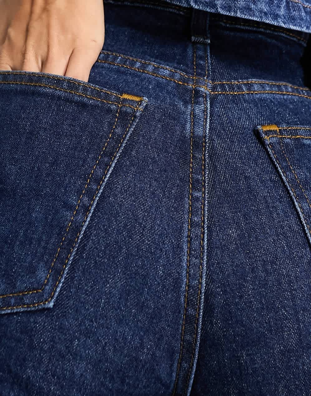 Abercrombie & Fitch 90s straight fit jeans in dark wash blue - ASOS Sample Sale EU Store