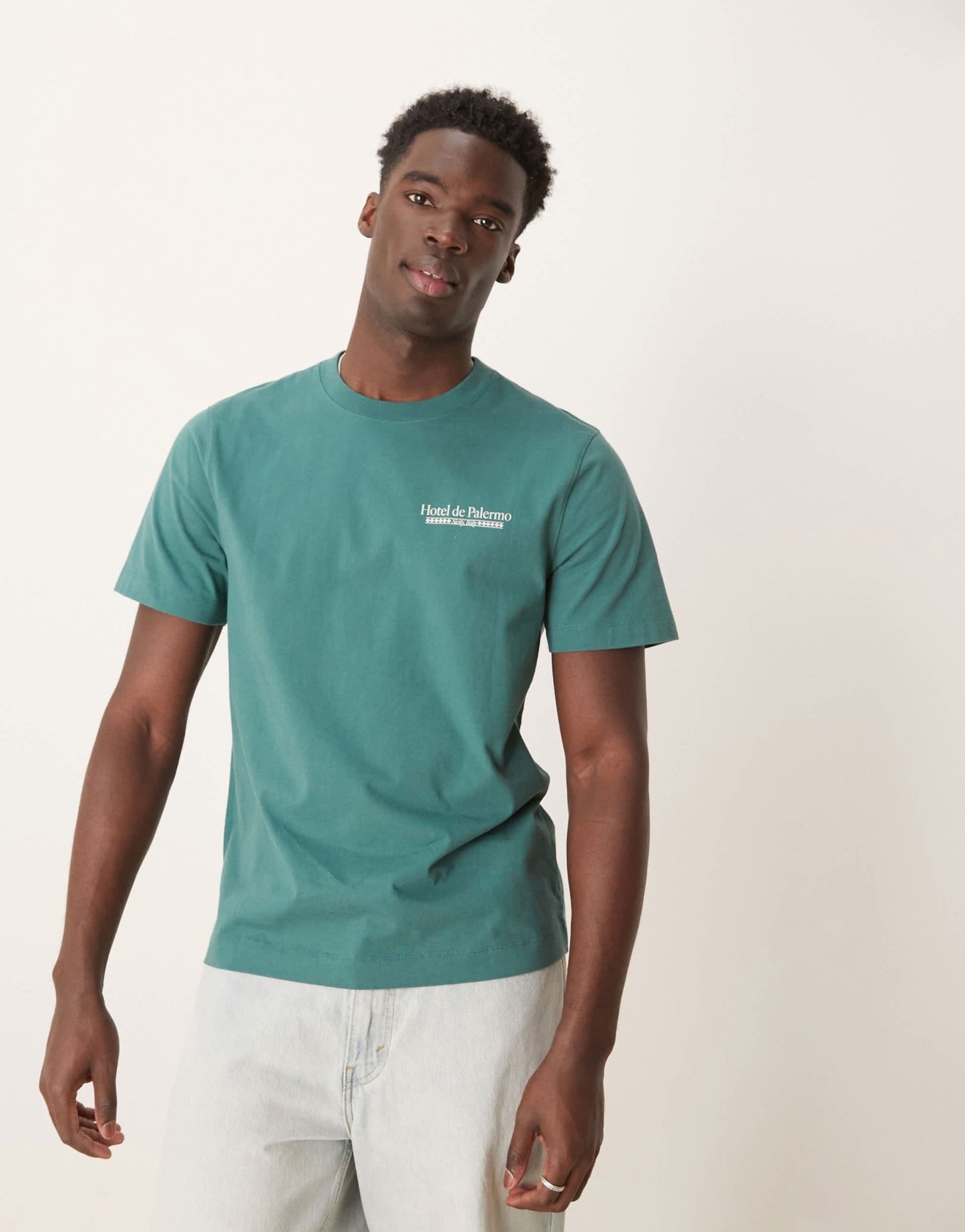 Abercrombie & Fitch back print graphic t-shirt in green - ASOS Sample Sale EU Store