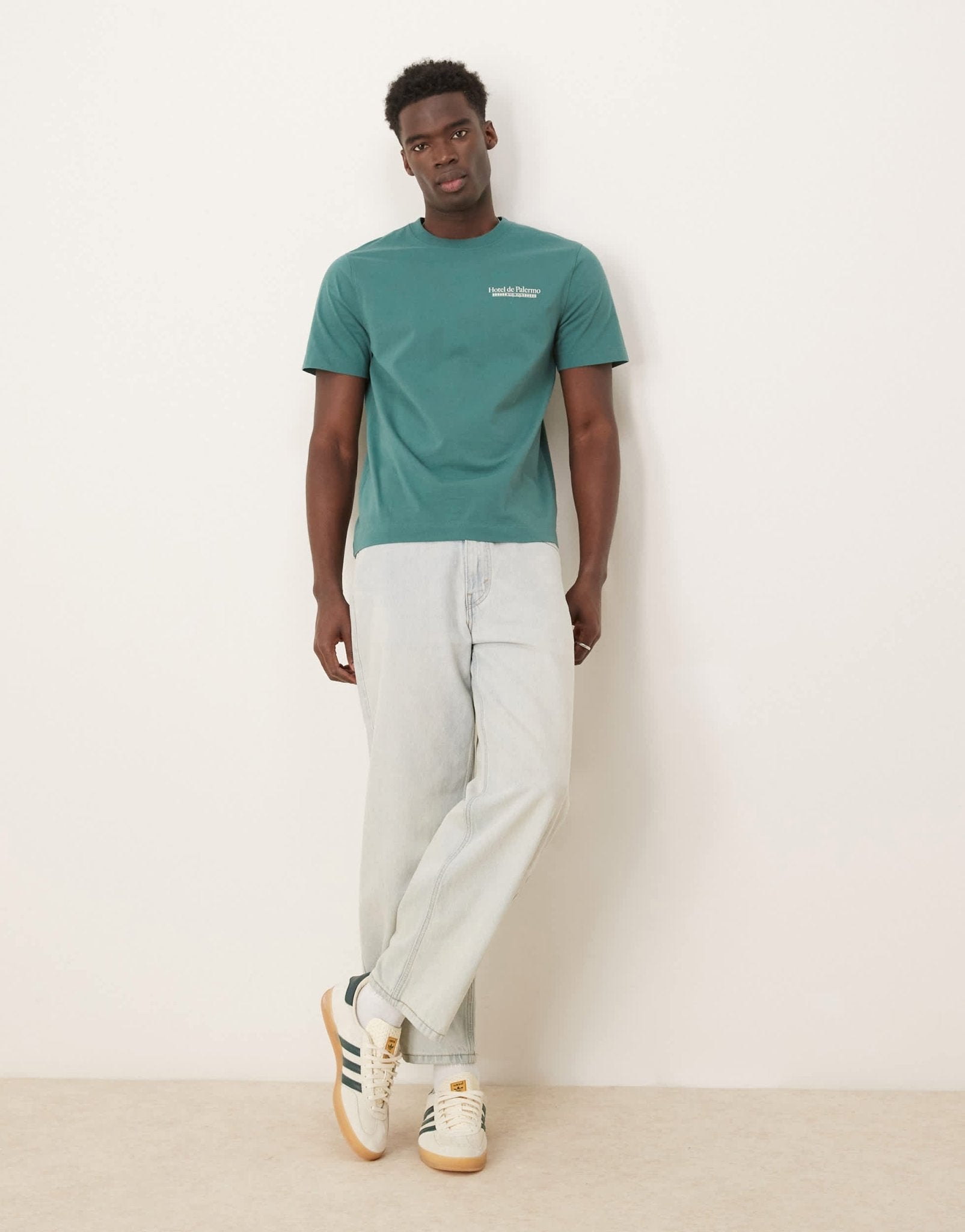Abercrombie & Fitch back print graphic t-shirt in green - ASOS Sample Sale EU Store