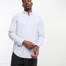 Abercrombie & Fitch elevated icon logo relaxed fit oxford shirt in light blue