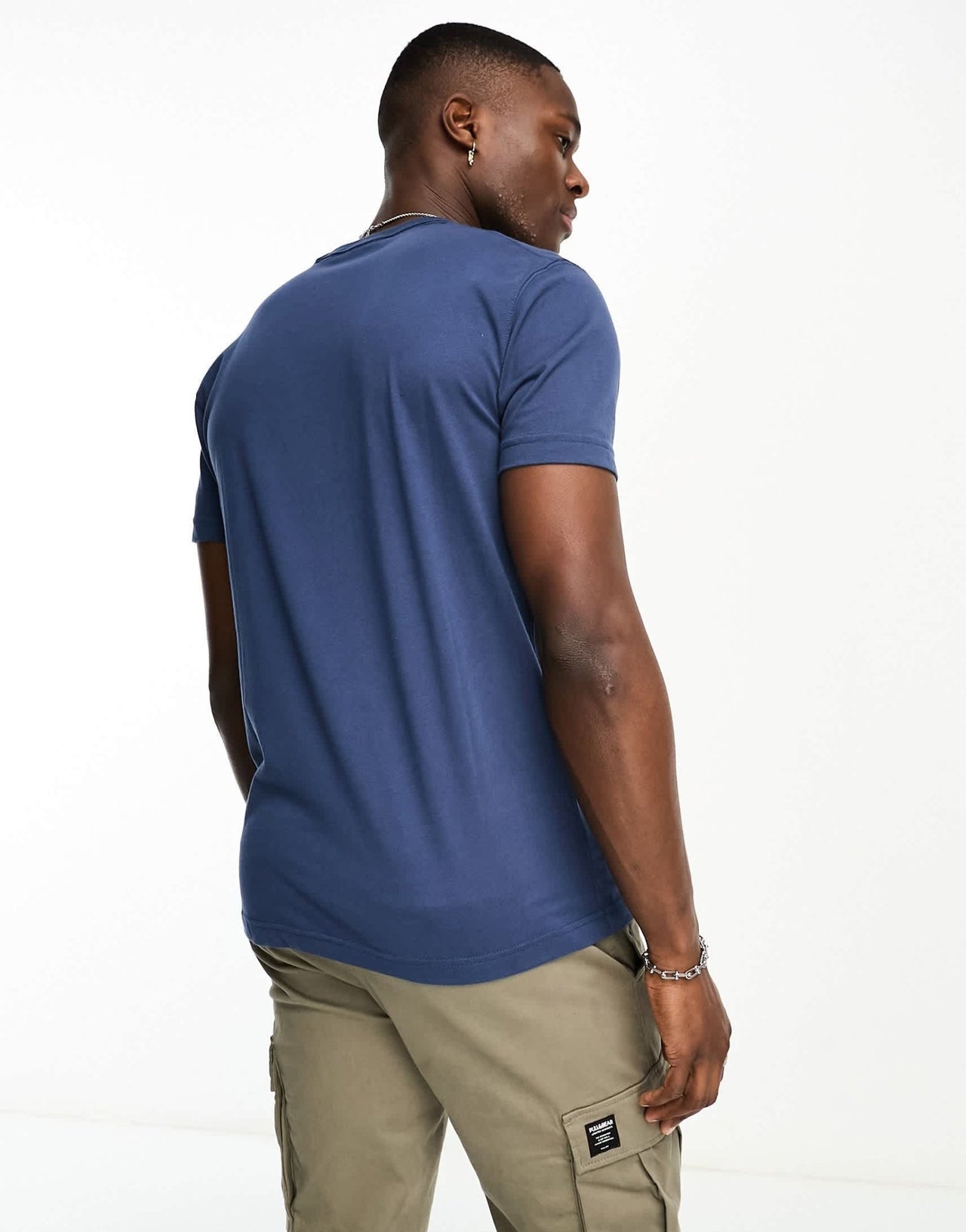 Abercrombie & Fitch icon logo t-shirt in mid blue - ASOS Sample Sale EU Store