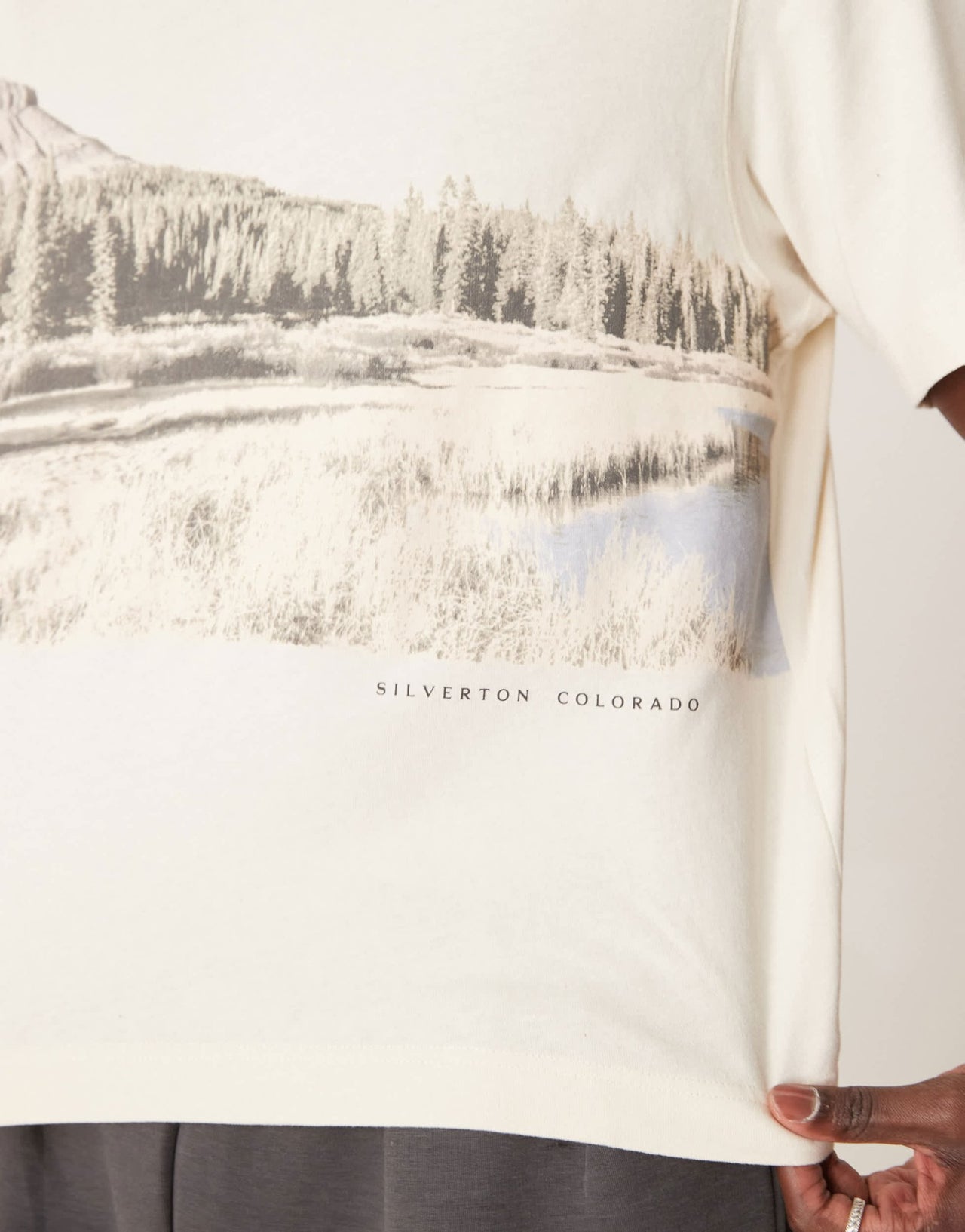 Abercrombie & Fitch short sleeve back print graphic t-shirt in beige - ASOS Sample Sale EU Store