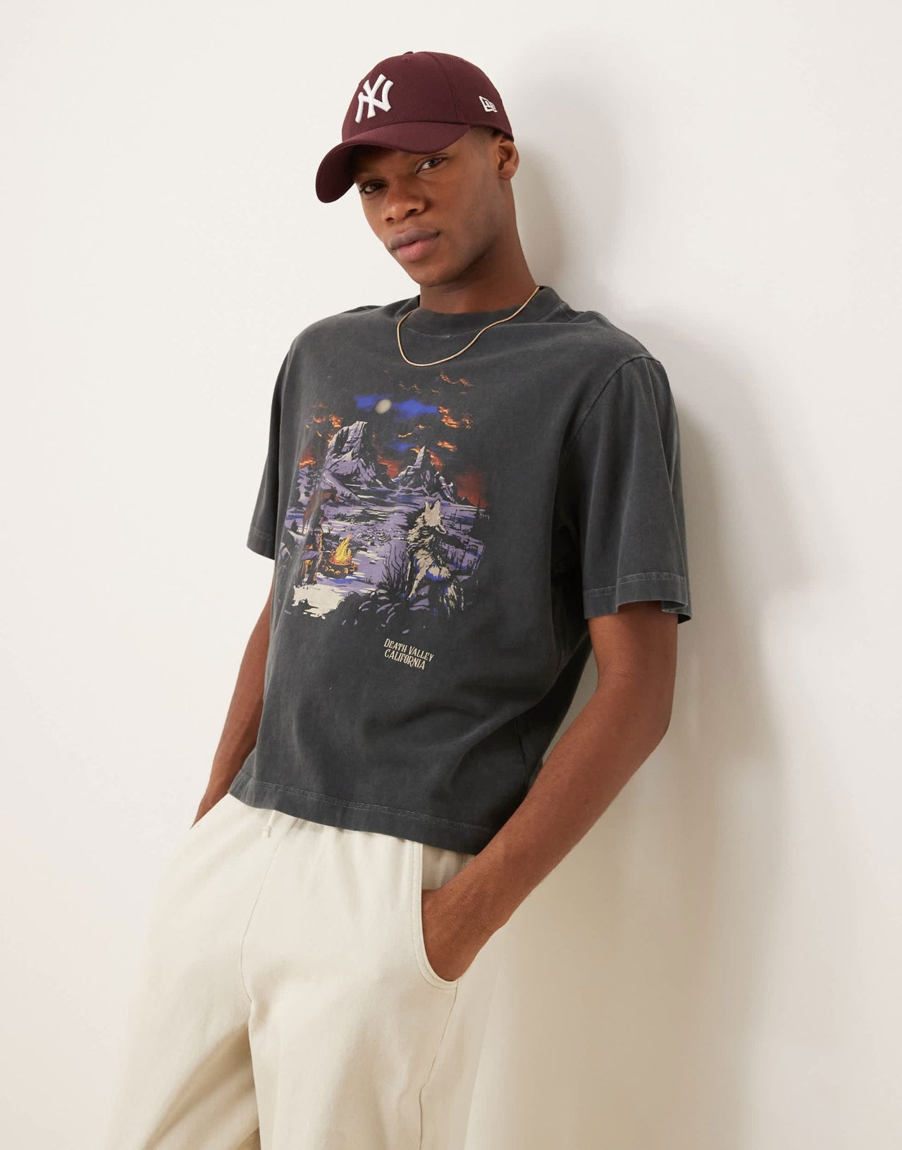 Abercrombie & Fitch short sleeve western print graphic t-shirt in washed black - ASOS Sample Sale EU Store