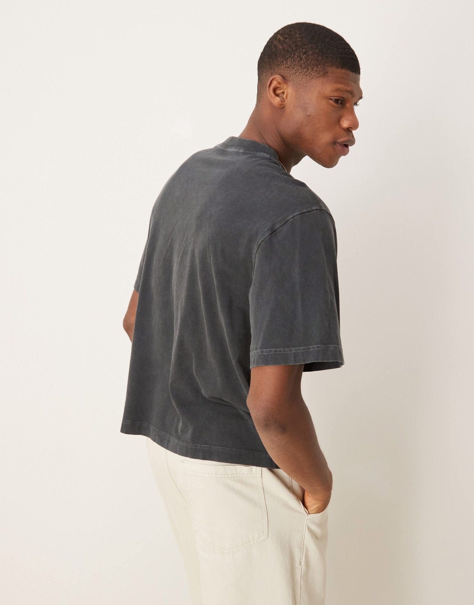 Abercrombie & Fitch short sleeve western print graphic t-shirt in washed black - ASOS Sample Sale EU Store