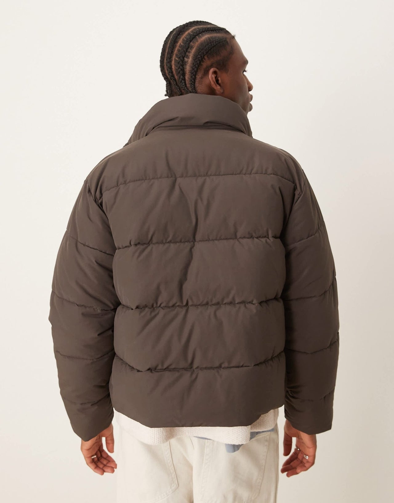 Abercrombie & Fitch ultra puffer jacket in brown - ASOS Sample Sale EU Store