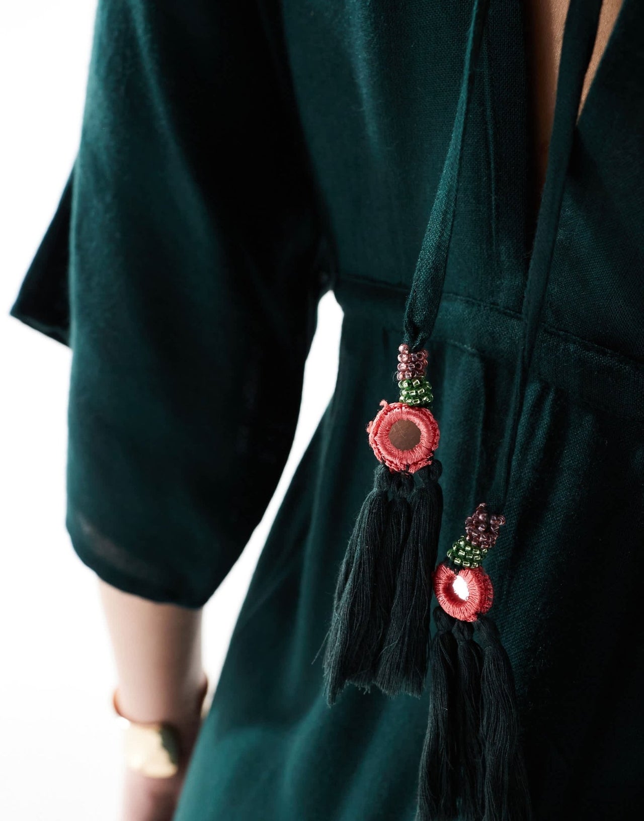 Accessorize maxi beach kaftan in green - ASOS Sample Sale EU Store
