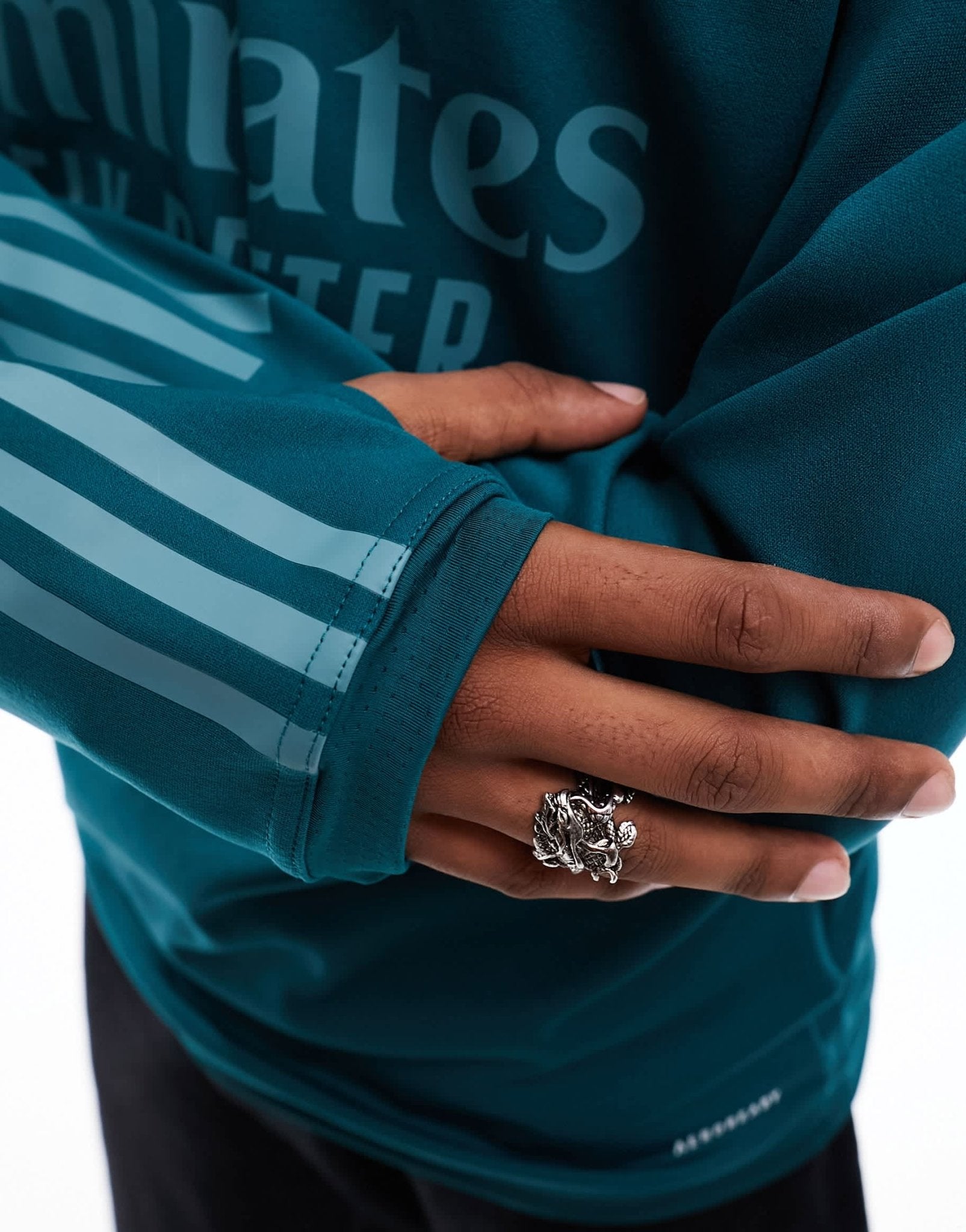 adidas Football Arsenal FC 2023/24 training half zip sweat in green - ASOS Sample Sale EU Store