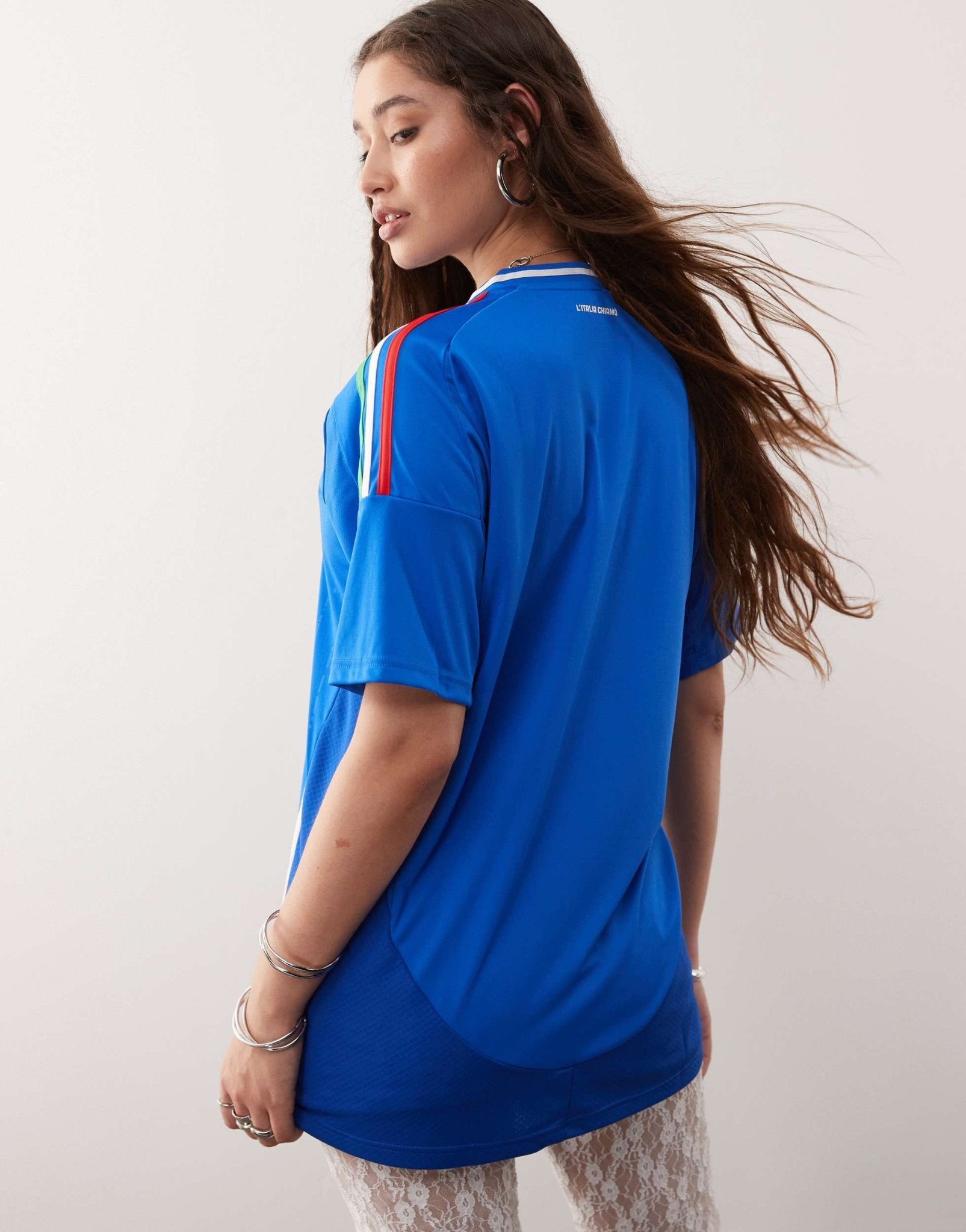 adidas Football Euro 2025 Italy home shirt in blue - ASOS Sample Sale EU Store