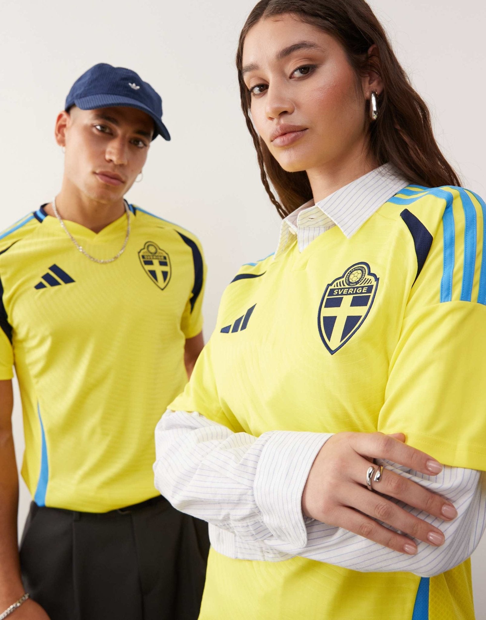 adidas Football Euro 2025 Sweden home shirt in yellow - ASOS Sample Sale EU Store