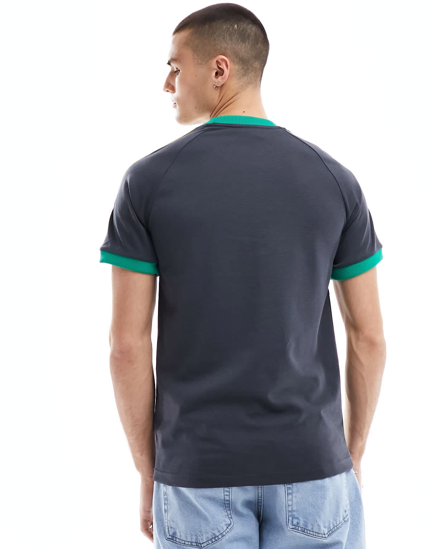 adidas Football Jamaica OG 3 - Stripe t-shirt in black - ASOS Sample Sale EU Store