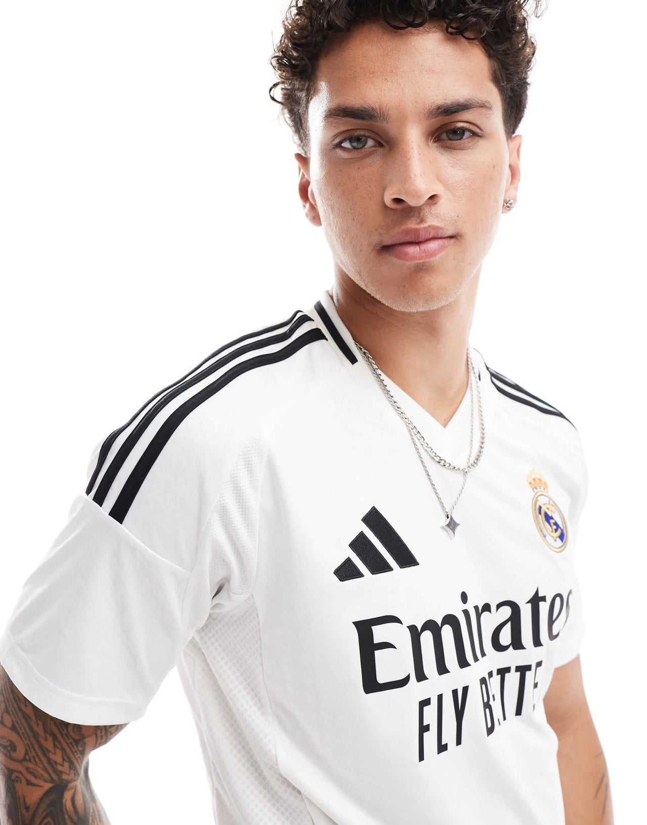adidas Football Real Madrid 24/25 home shirt in white - ASOS Sample Sale EU Store
